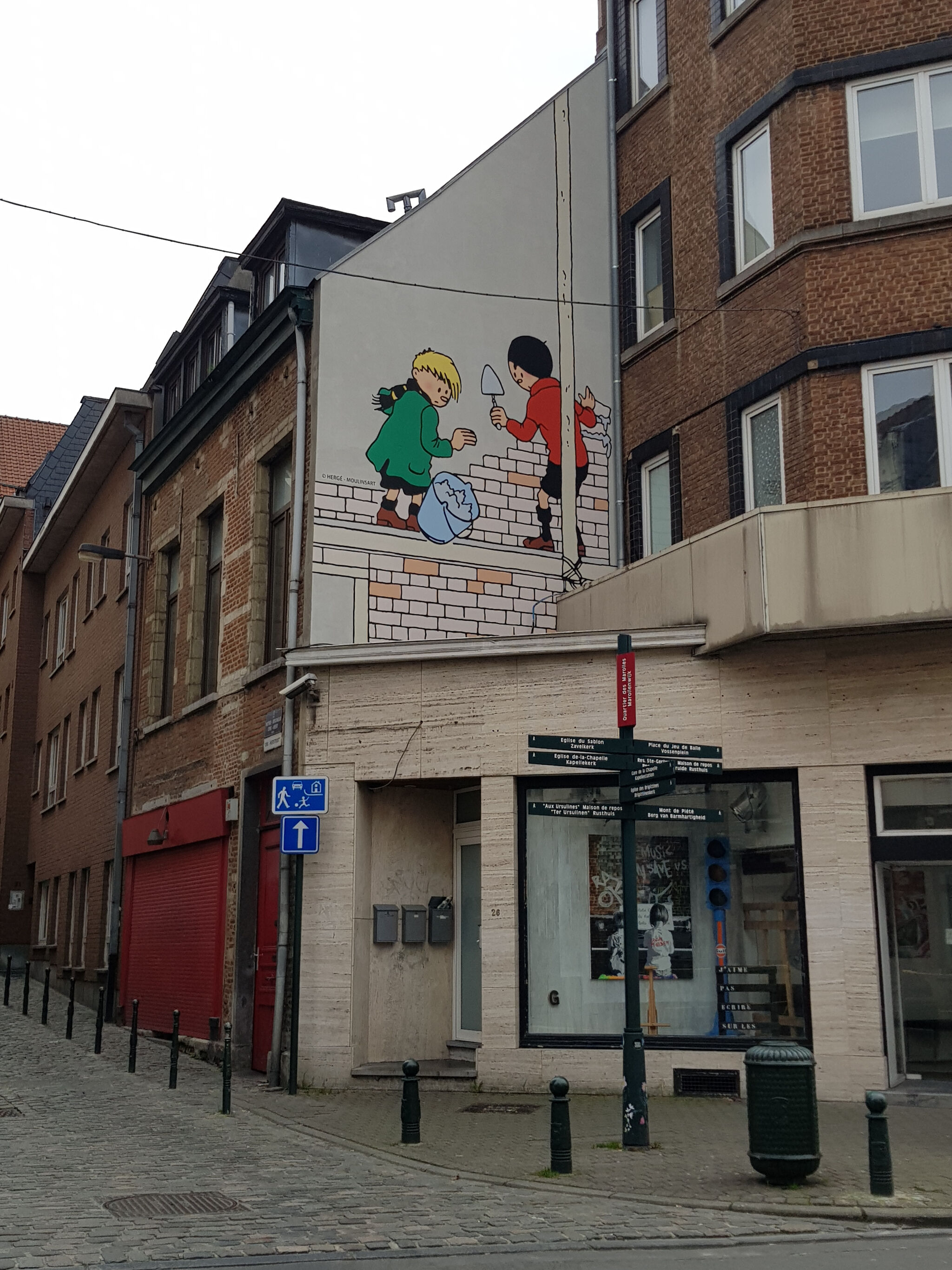 Hergé, Art Mural&mdash;Quick & Flupke