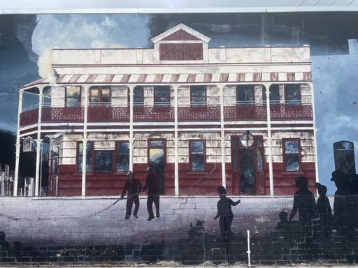 Kurrle's Korumburra Hotel Fire Mural