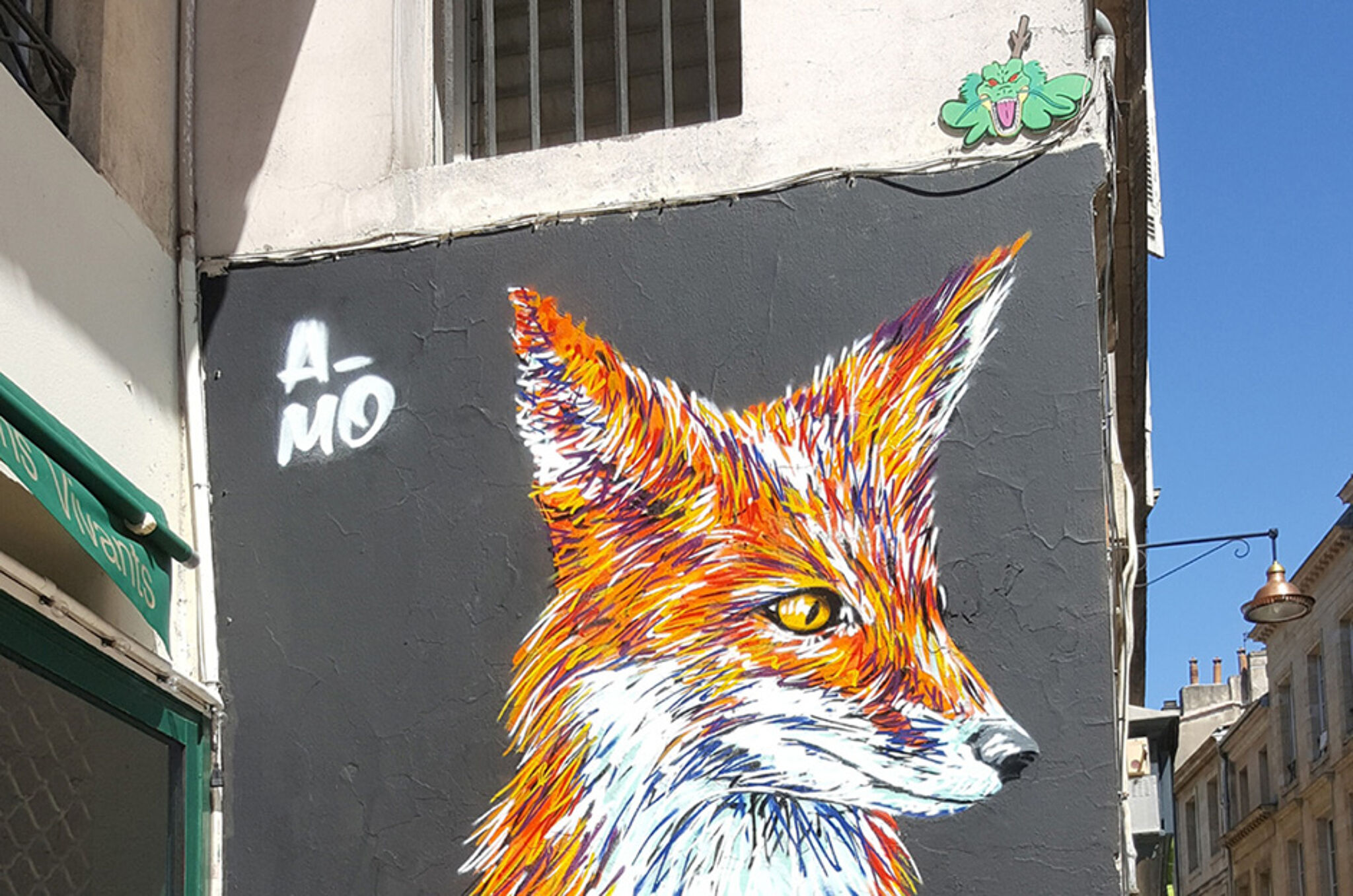 GZUP_streetart, A-MO&mdash;Le GZUP et le Renard