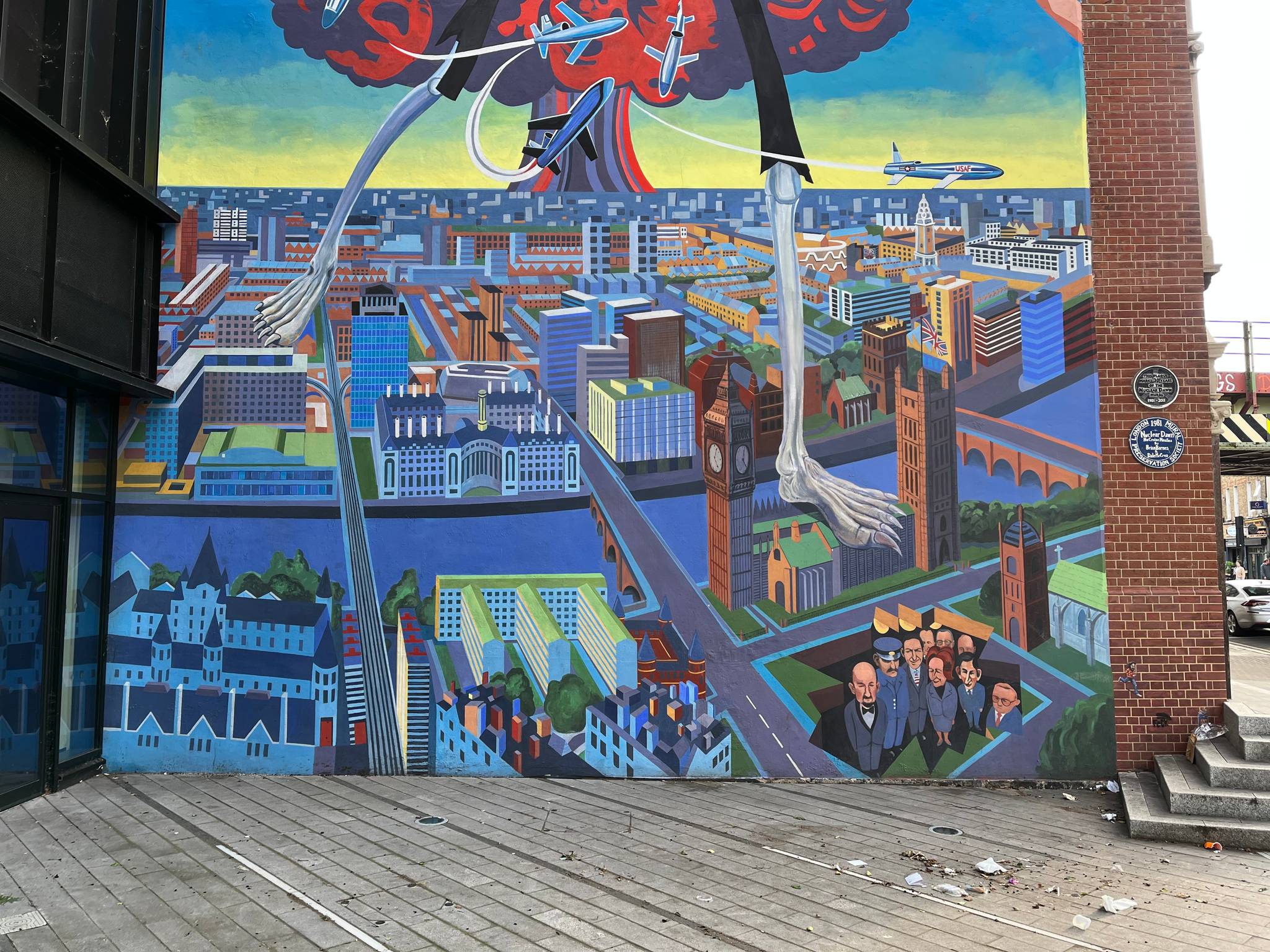 Brian Barnes, Dale McCrea&mdash;Nuclear Dawn mural