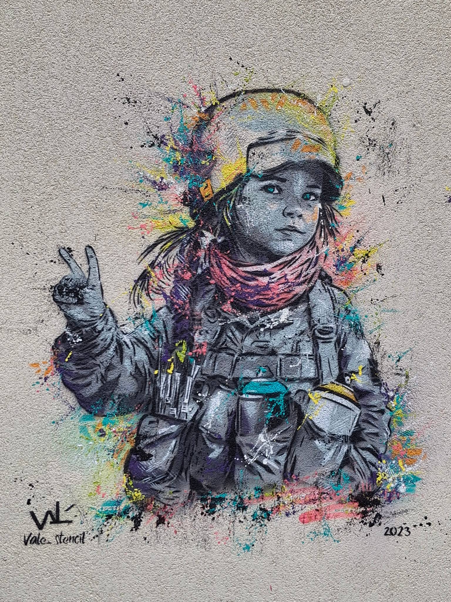 Vale_Stencil&mdash;Peace Soldier