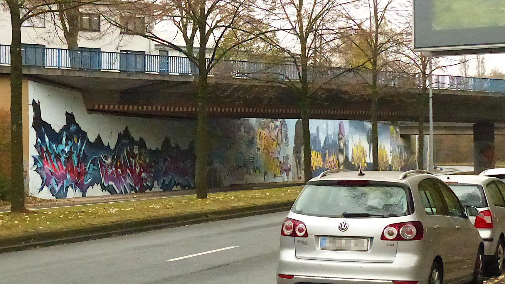 —Graffiti Gallery Universitätsstraße / Waldring