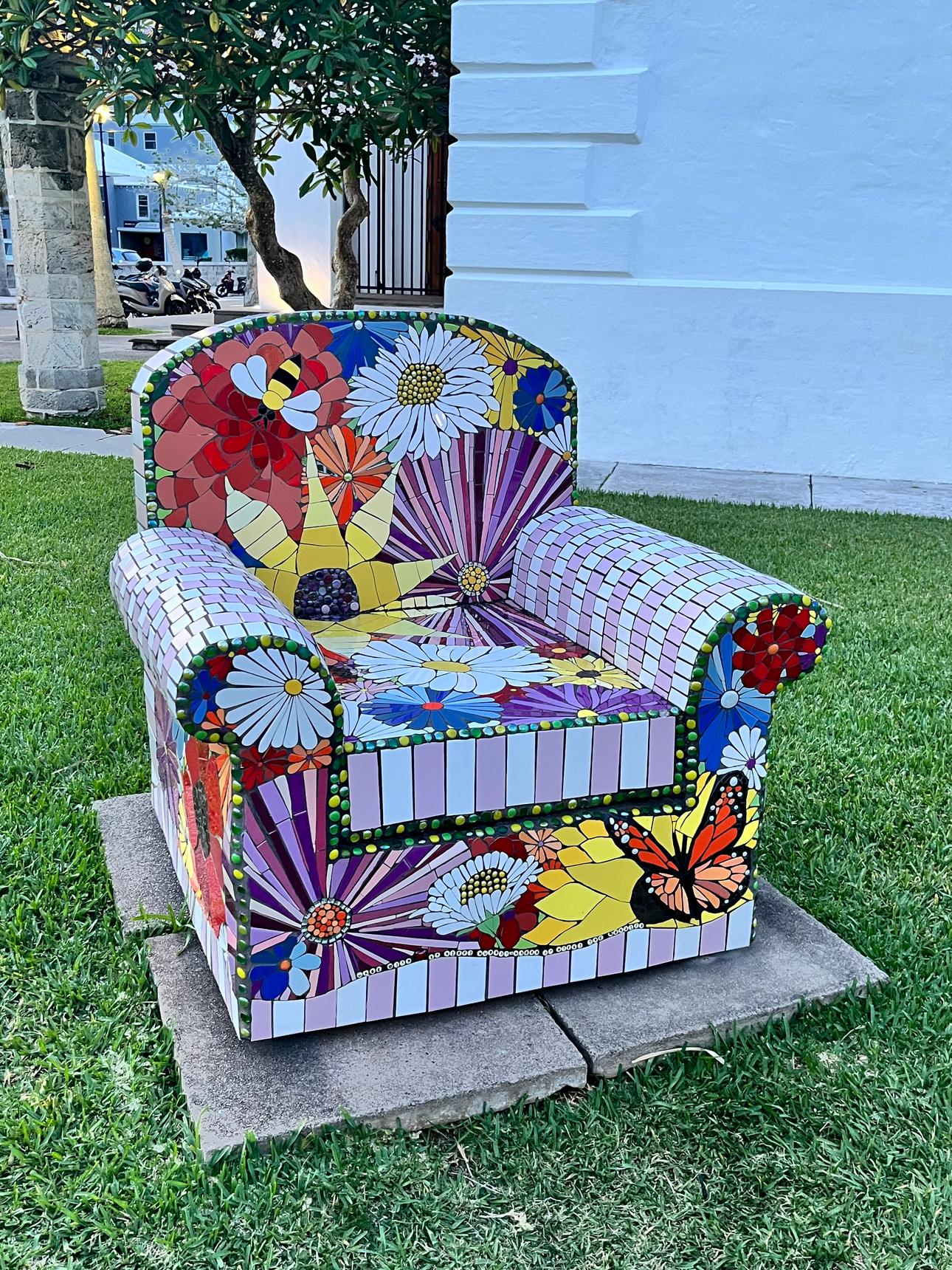 Nikki Murray-Mason—Mosaic Chair Sculpture