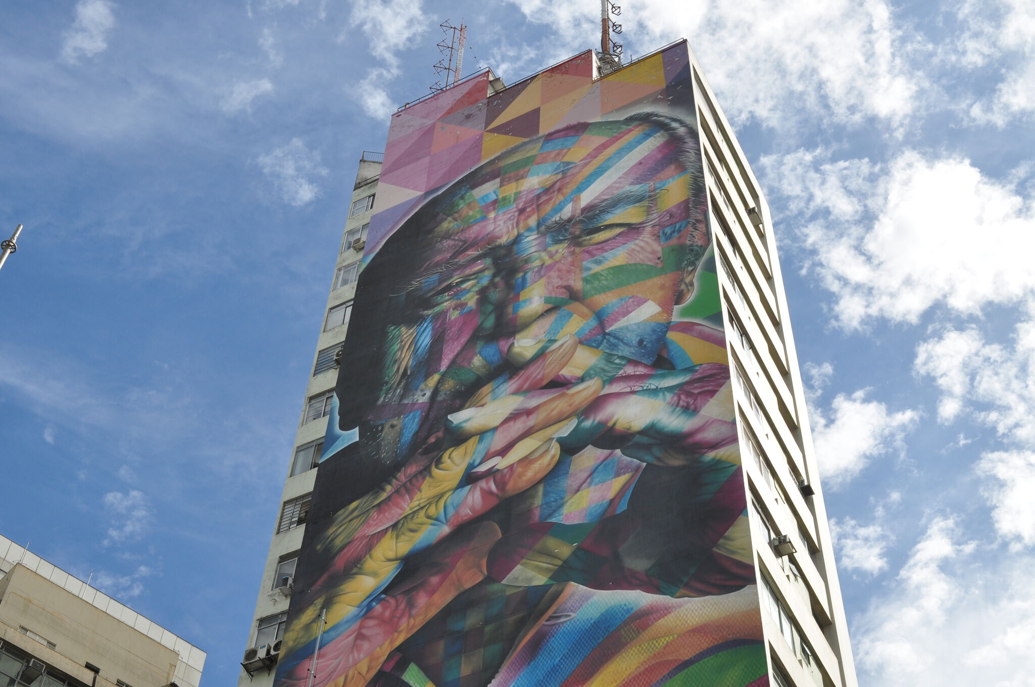 Eduardo Kobra&mdash;Oscar Niemeyer - 2013