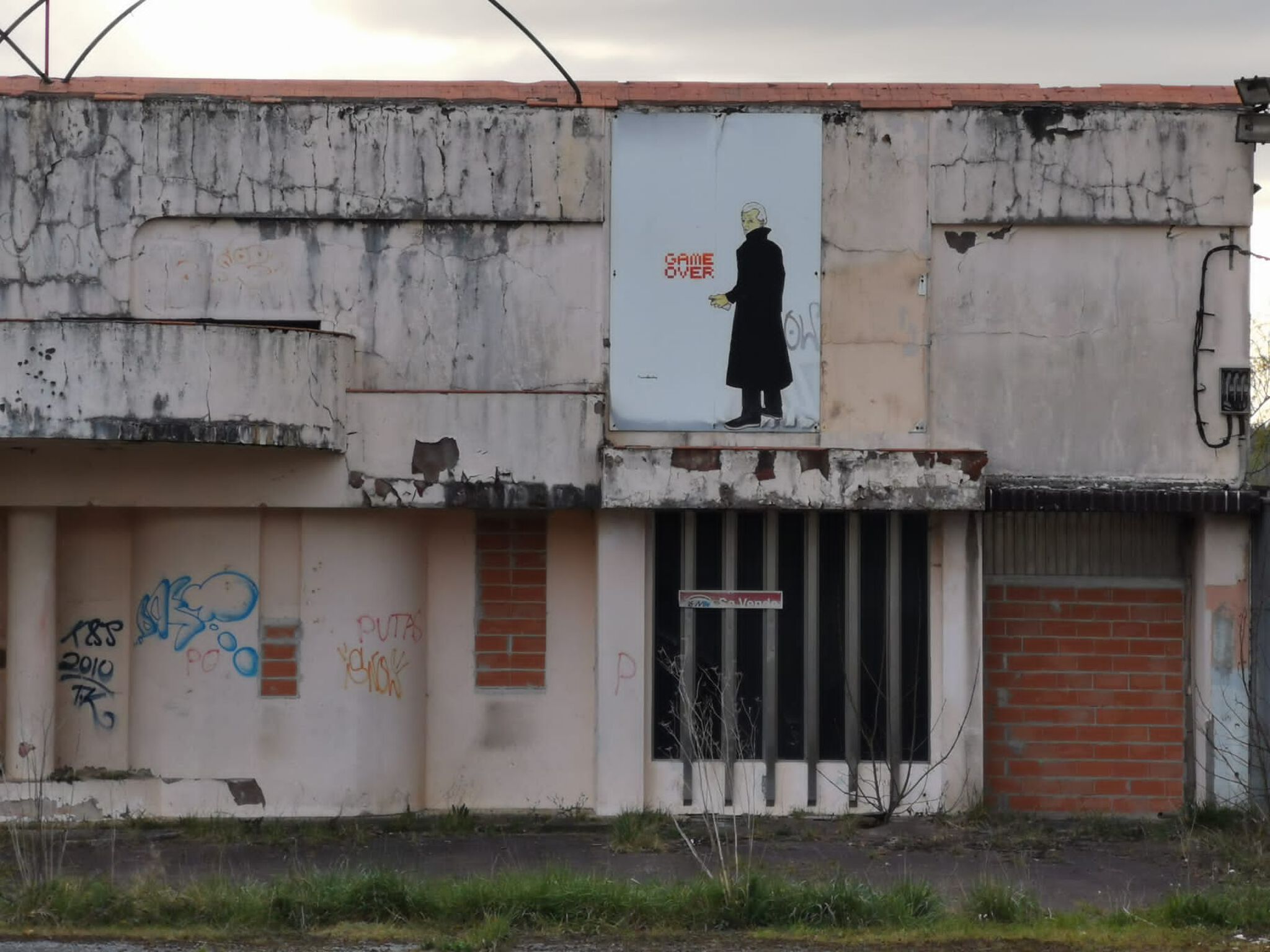 El Primo de Banksy&mdash;Todo se perderá no tempo, como bágoas na chuvia