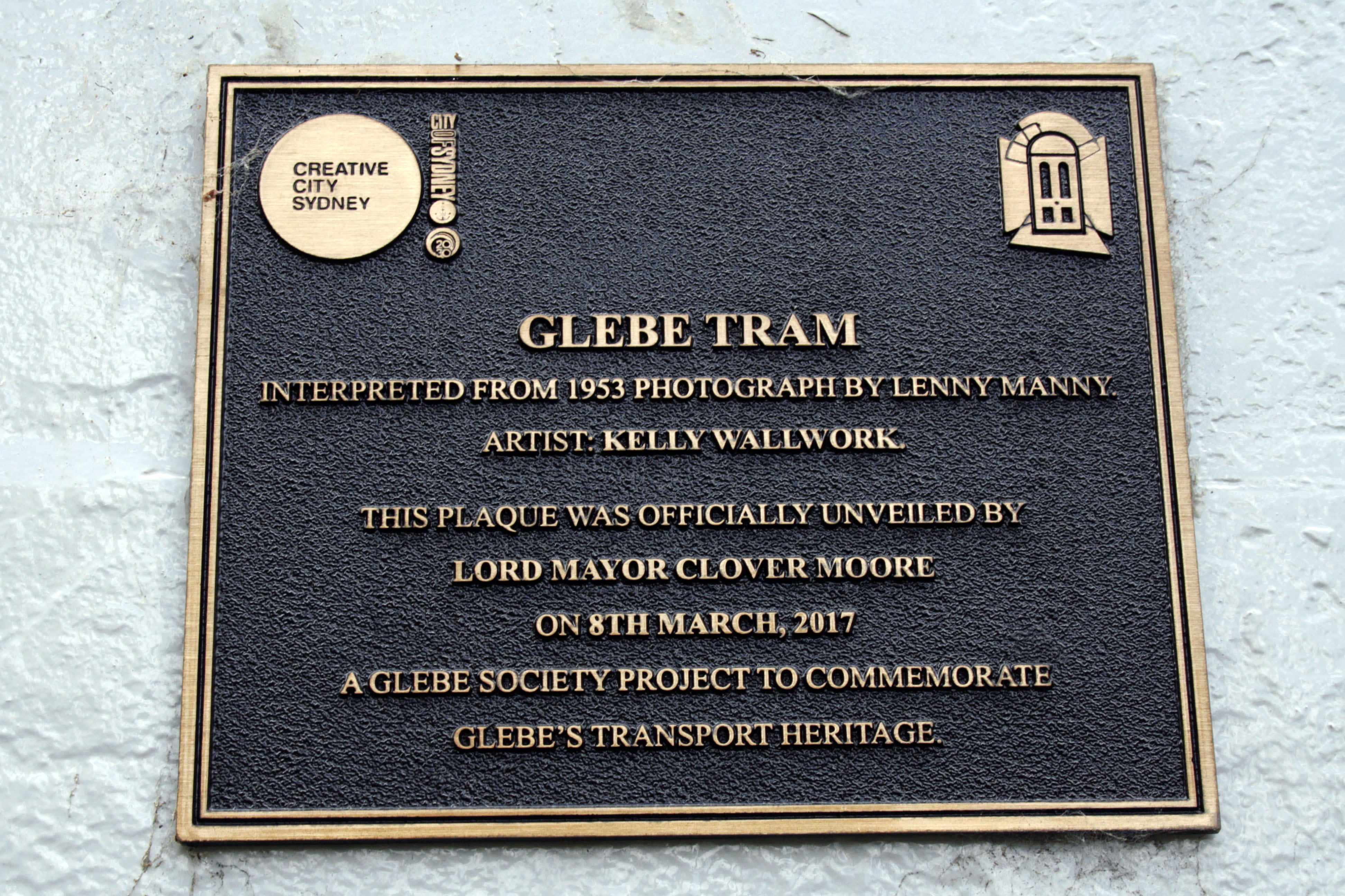 Kelly Wallwork&mdash;Glebe Tram