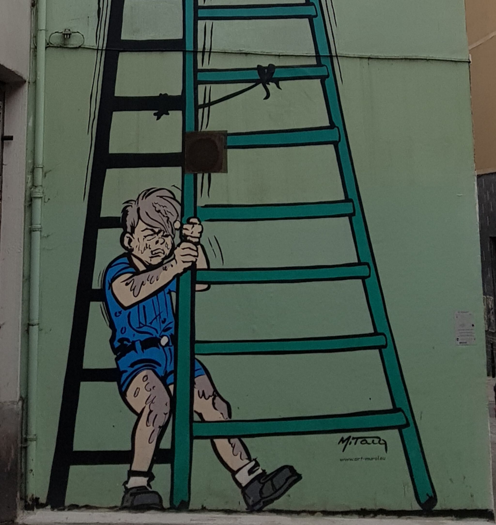 Mitacq, Art Mural&mdash;La Patrouille des Castors