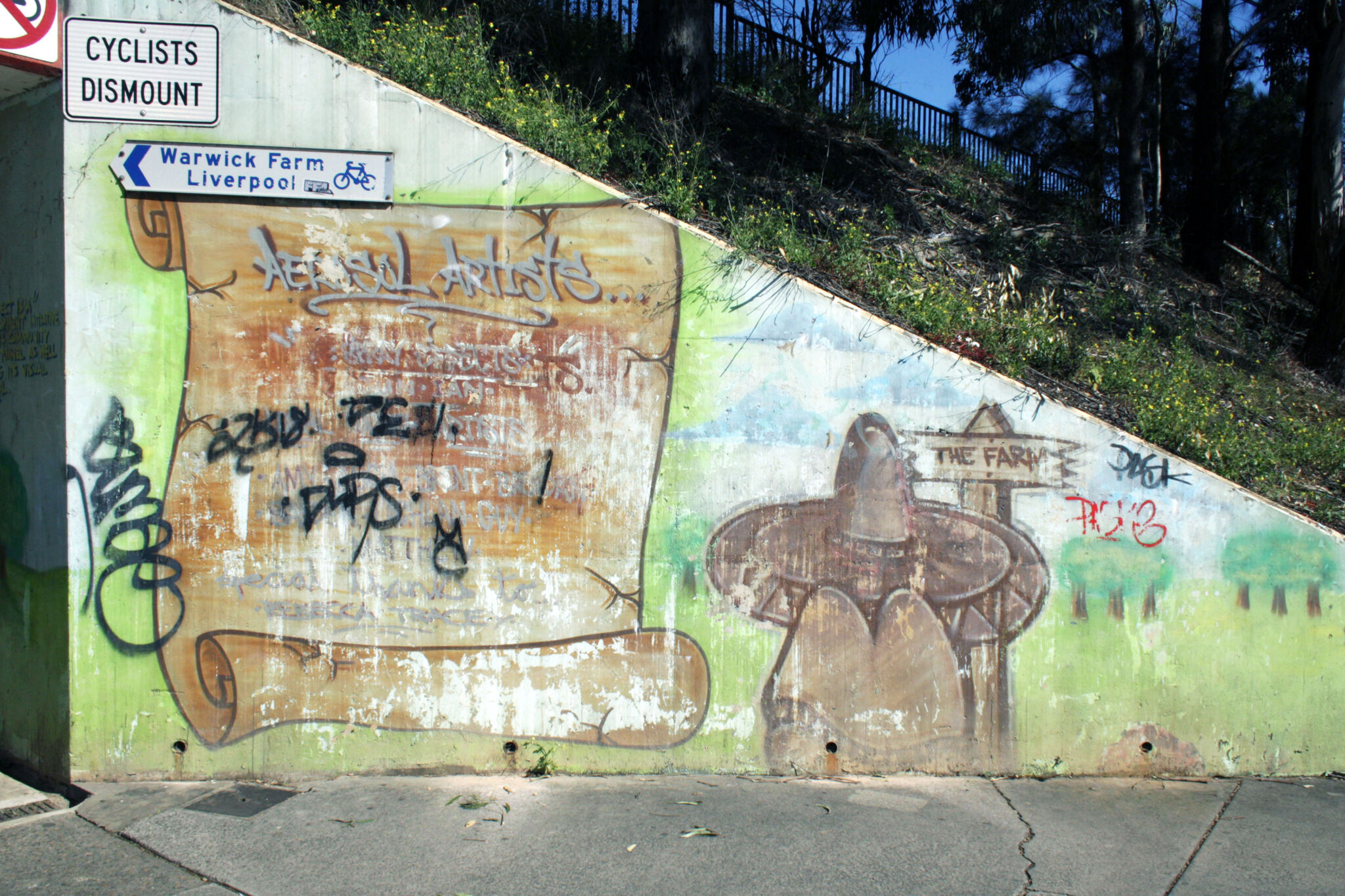 &mdash;Warwick Farm Legal Mural