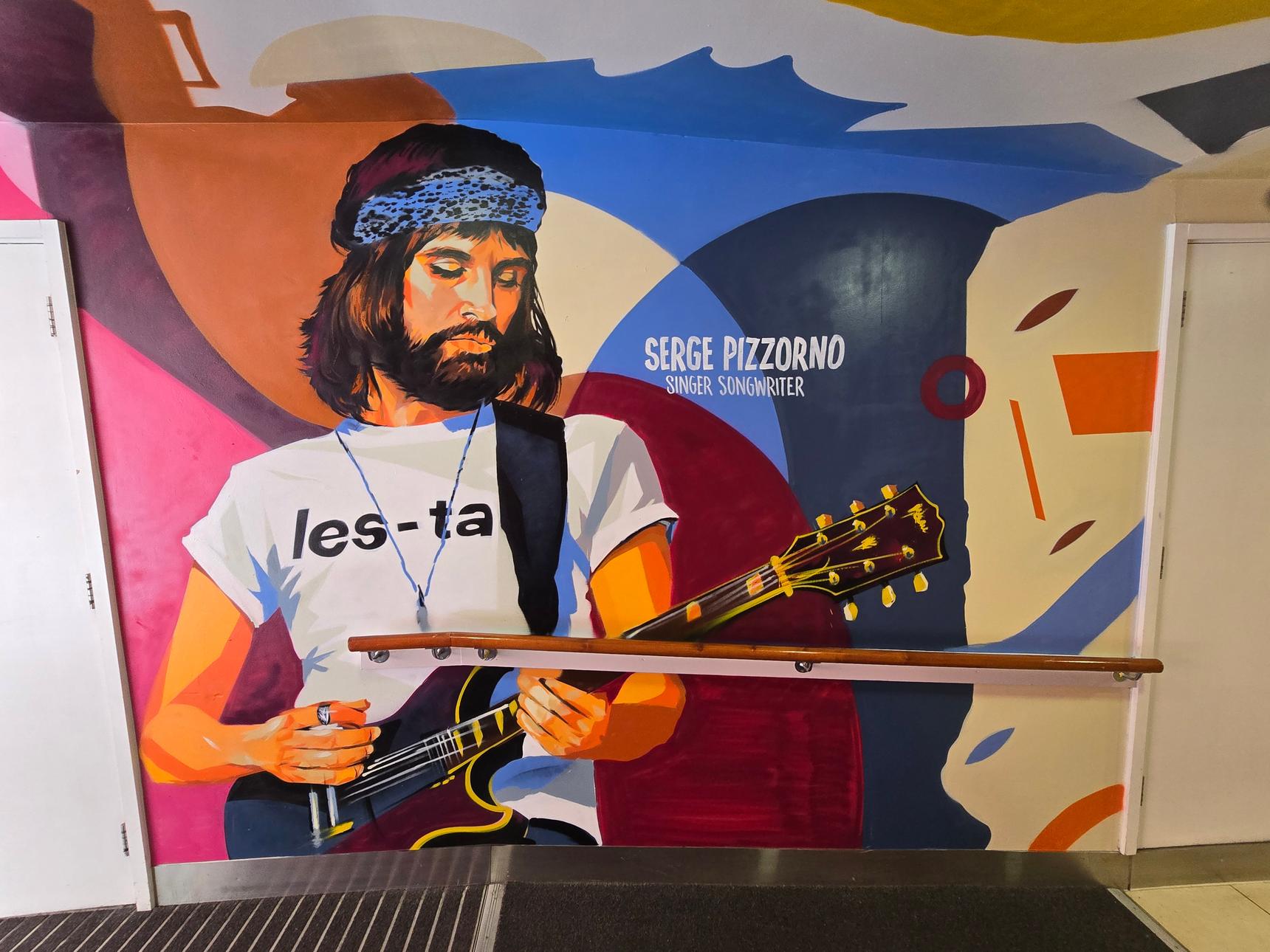 Graffwerk —Highcross Rooftop Carpark Access Corridor Mural