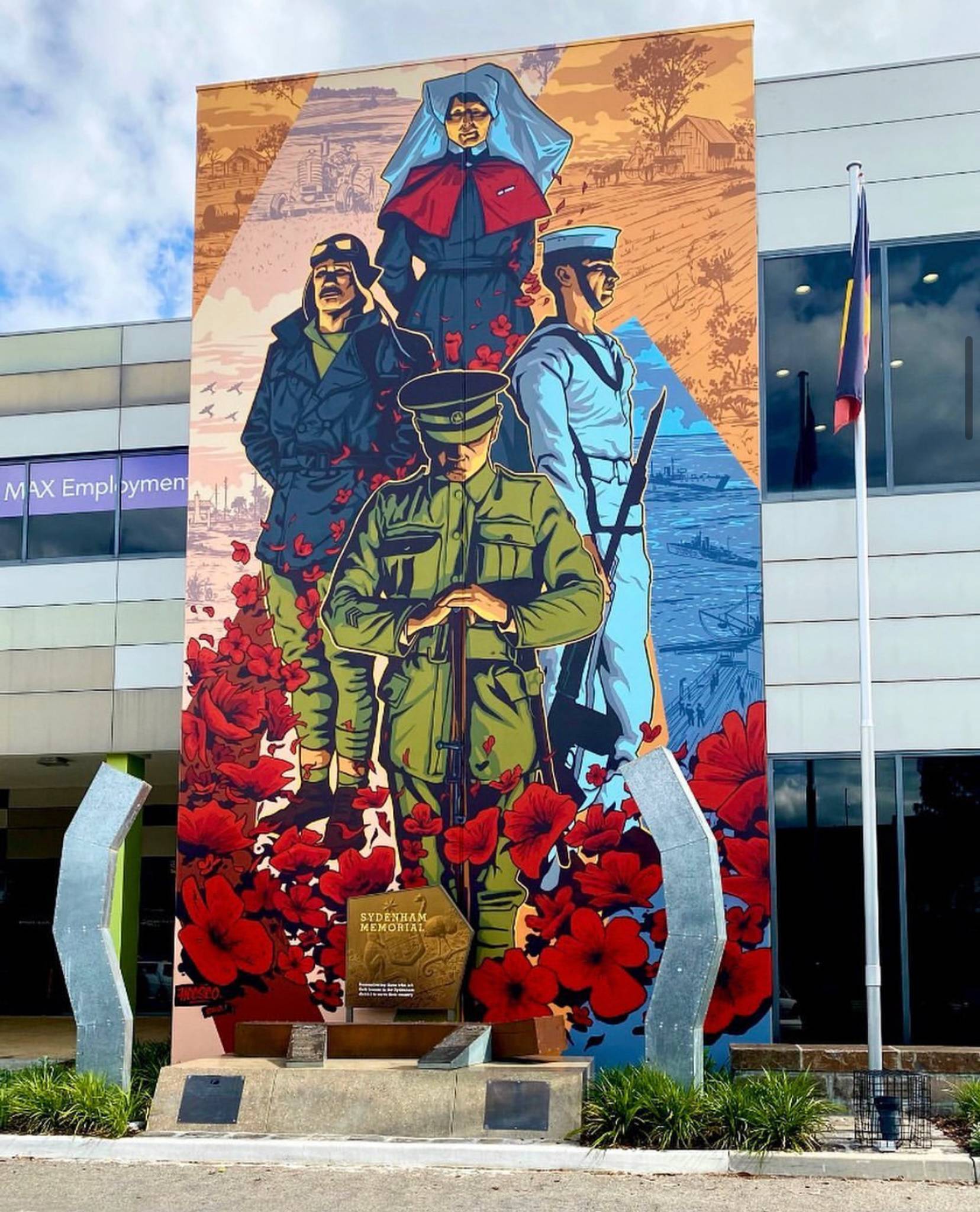 Heesco&mdash;Sydenham Memorial Mural 