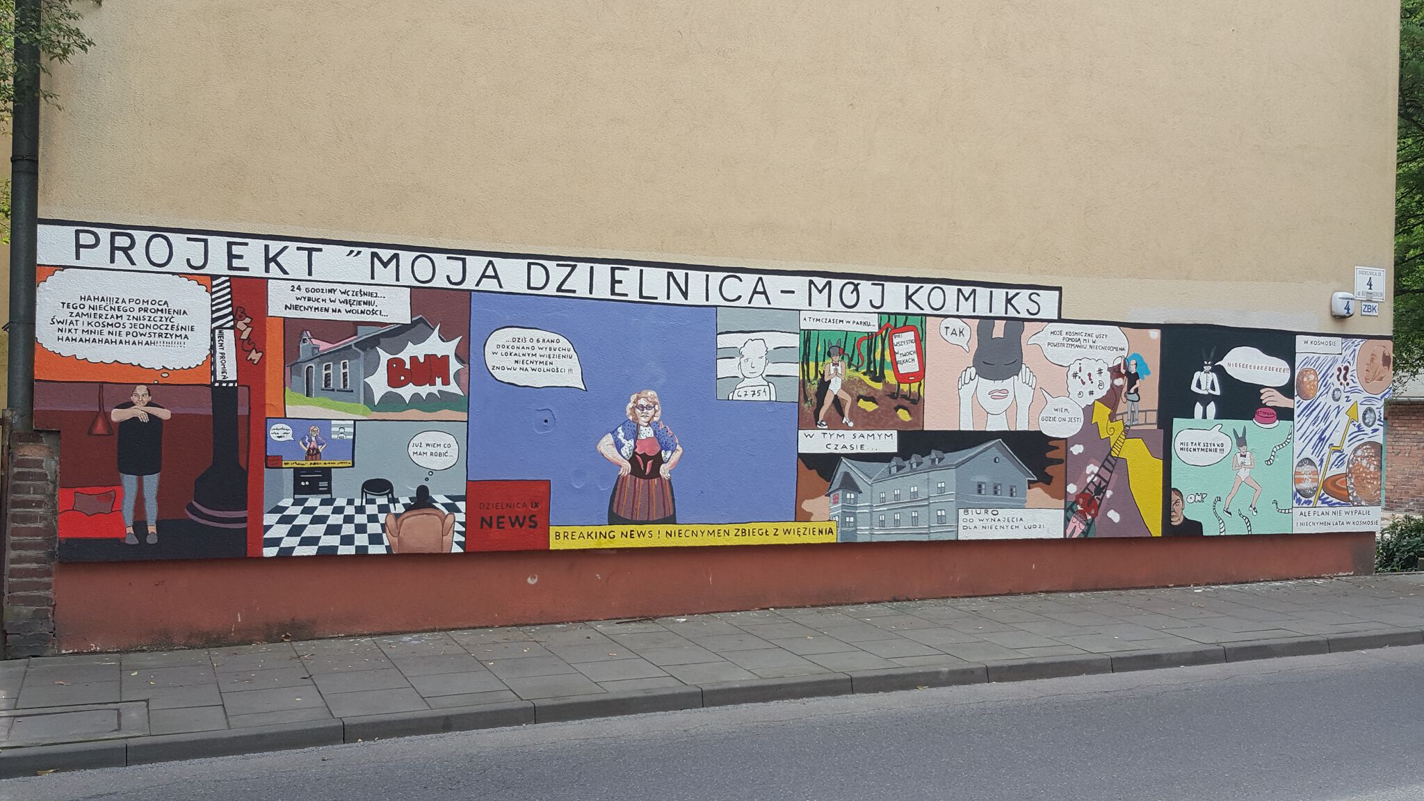 Joanna Róg-Ociepka&mdash;Moja dzielnica - mój komiks (My neighborhood - my comics)