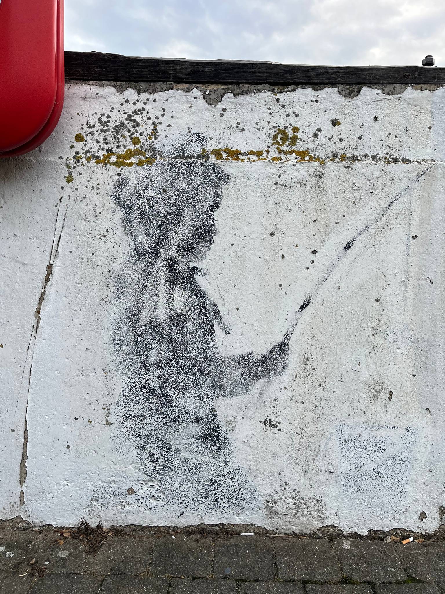 Banksy&mdash;Fishing Boy