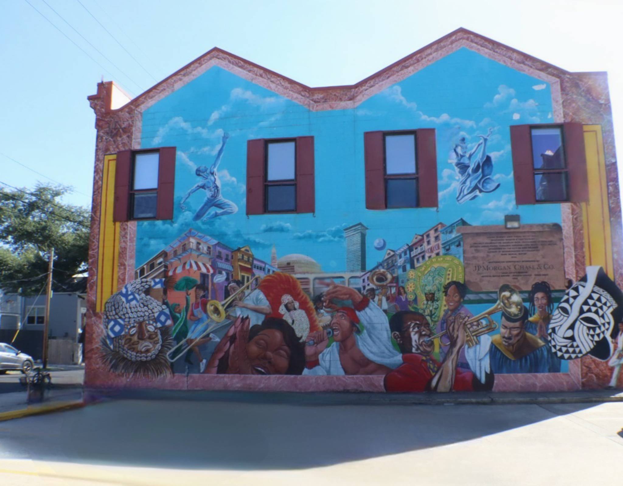 Jamar Pierre, Terrance Osborne, Lidya Araya, Ivan Watkins, Shakor Watkins, Lionel Miltone&mdash;Ashé Cultural Arts Center Mural 