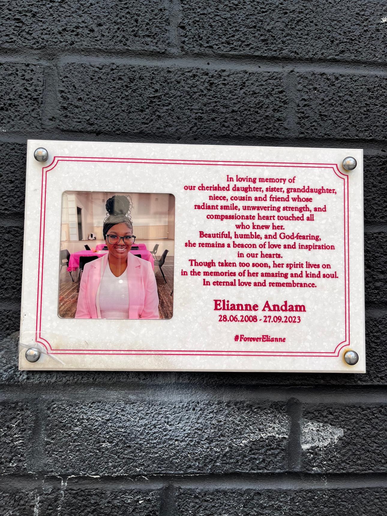 Alecldn—Elianne Andam Memorial