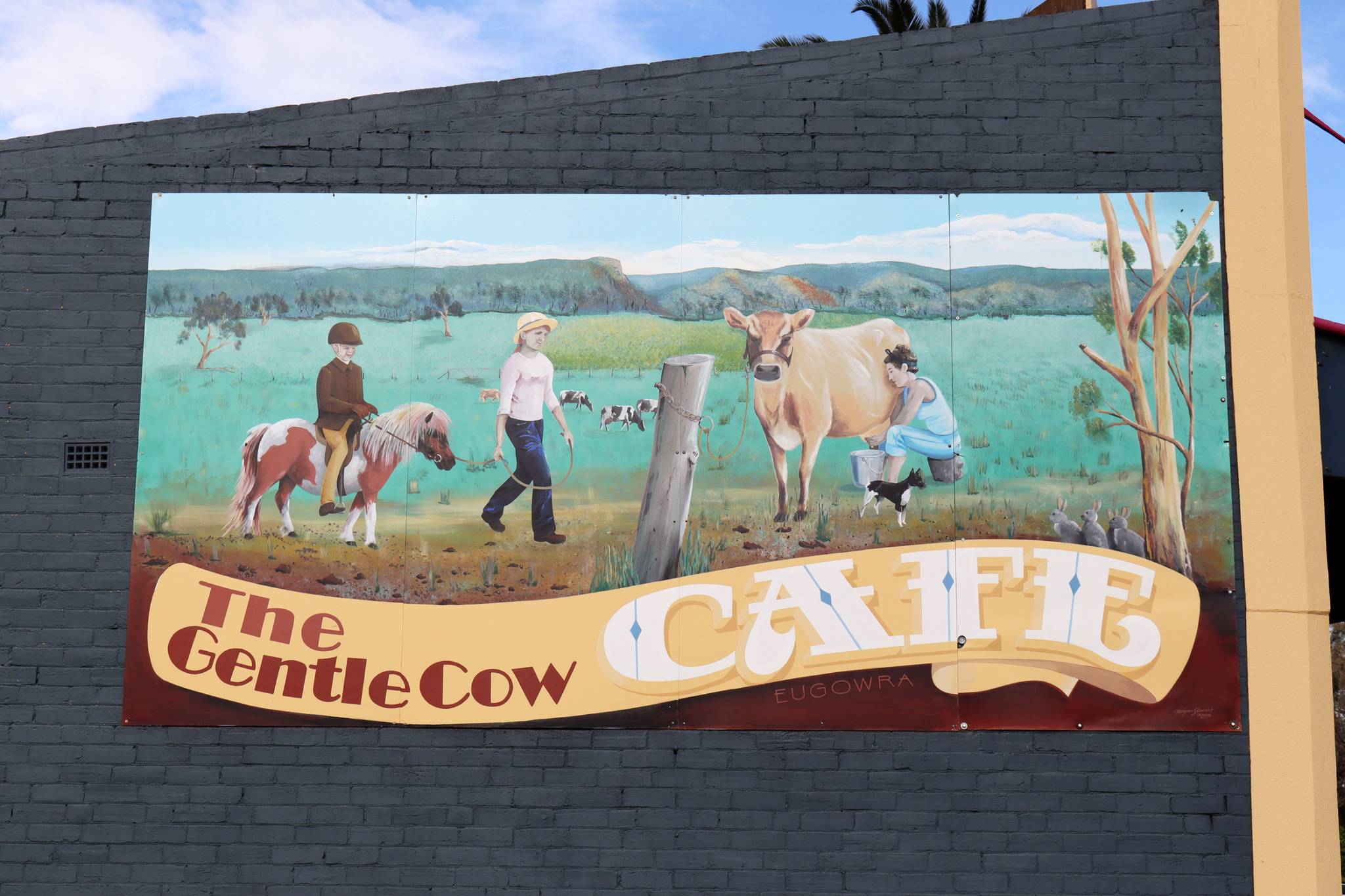 Wayne Stewart&mdash;Gentle Cow Mural