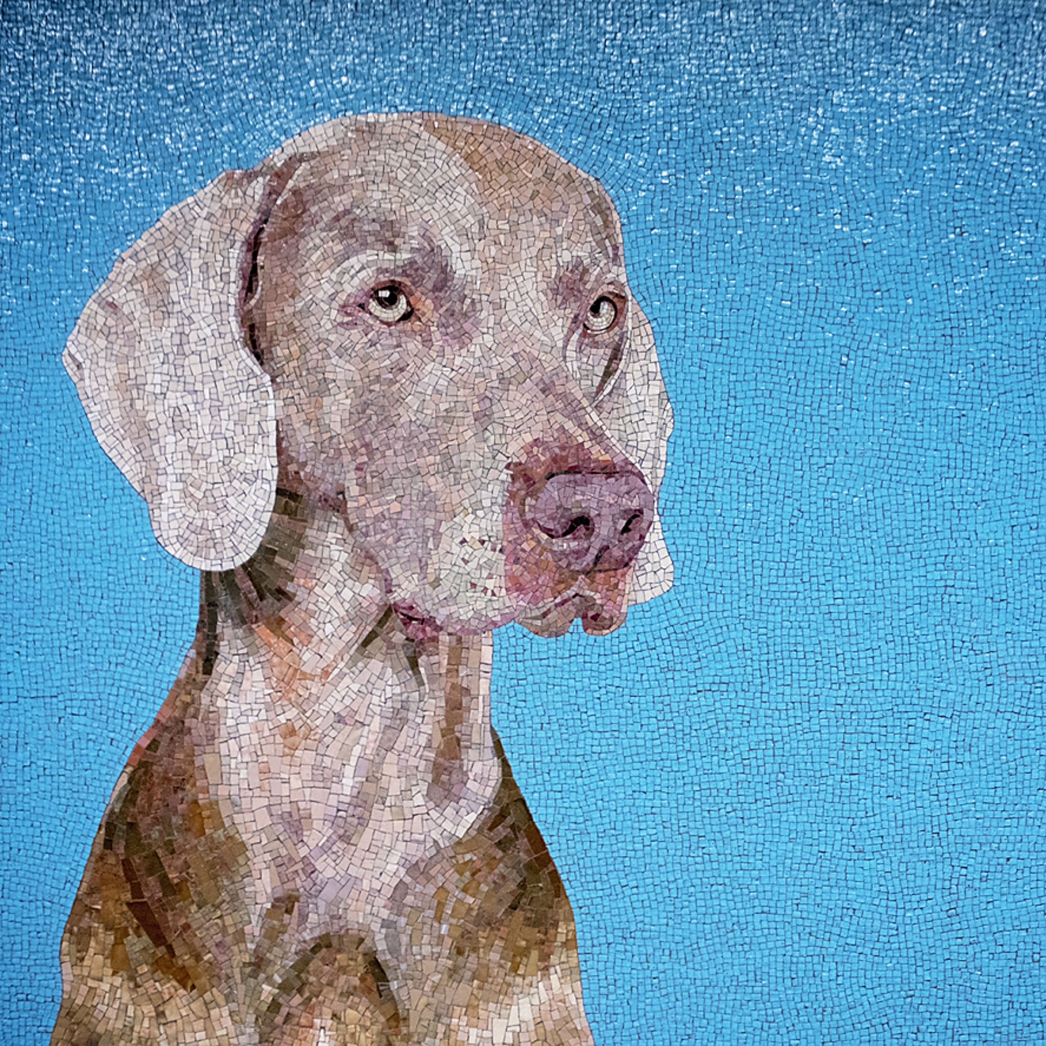 Mayer of Munich&mdash;William Wegman Mosaic Dogs