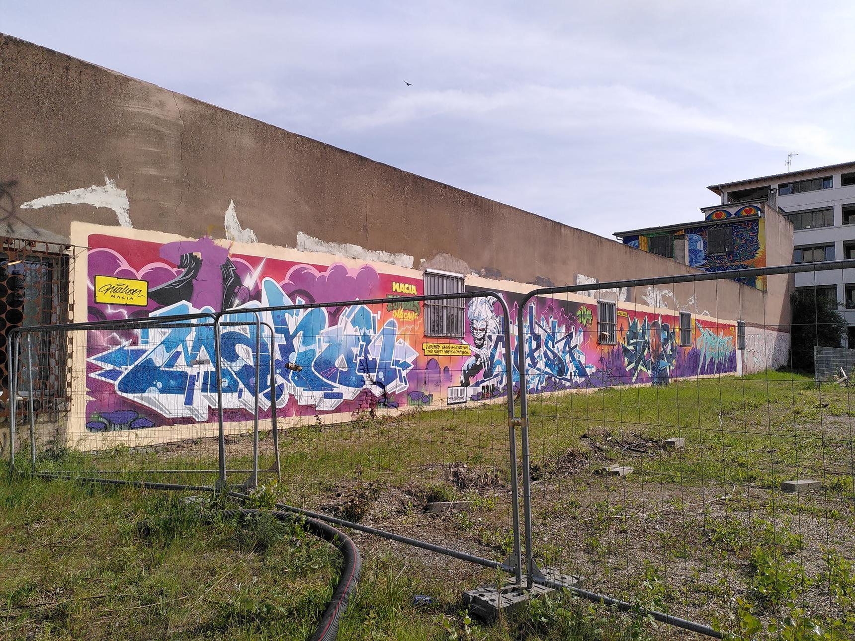 Mahon, Copsa 104 Crew Wildcans, Pisco Logik, Pistone Letters—Macia Zombies Wildcans Wall