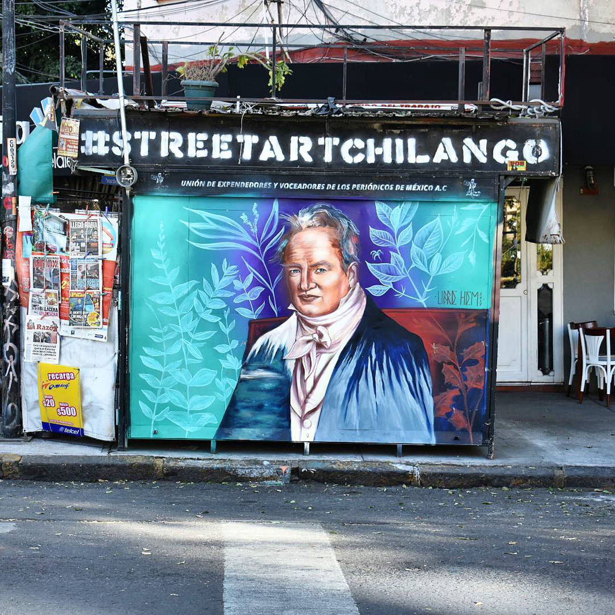 Libre HEM, Street Art Chilango&mdash;Alexander Von Humboldt