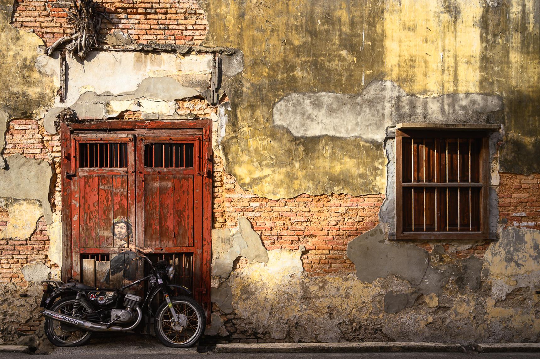 Ernest Zacharevic—Boy on Motorbike