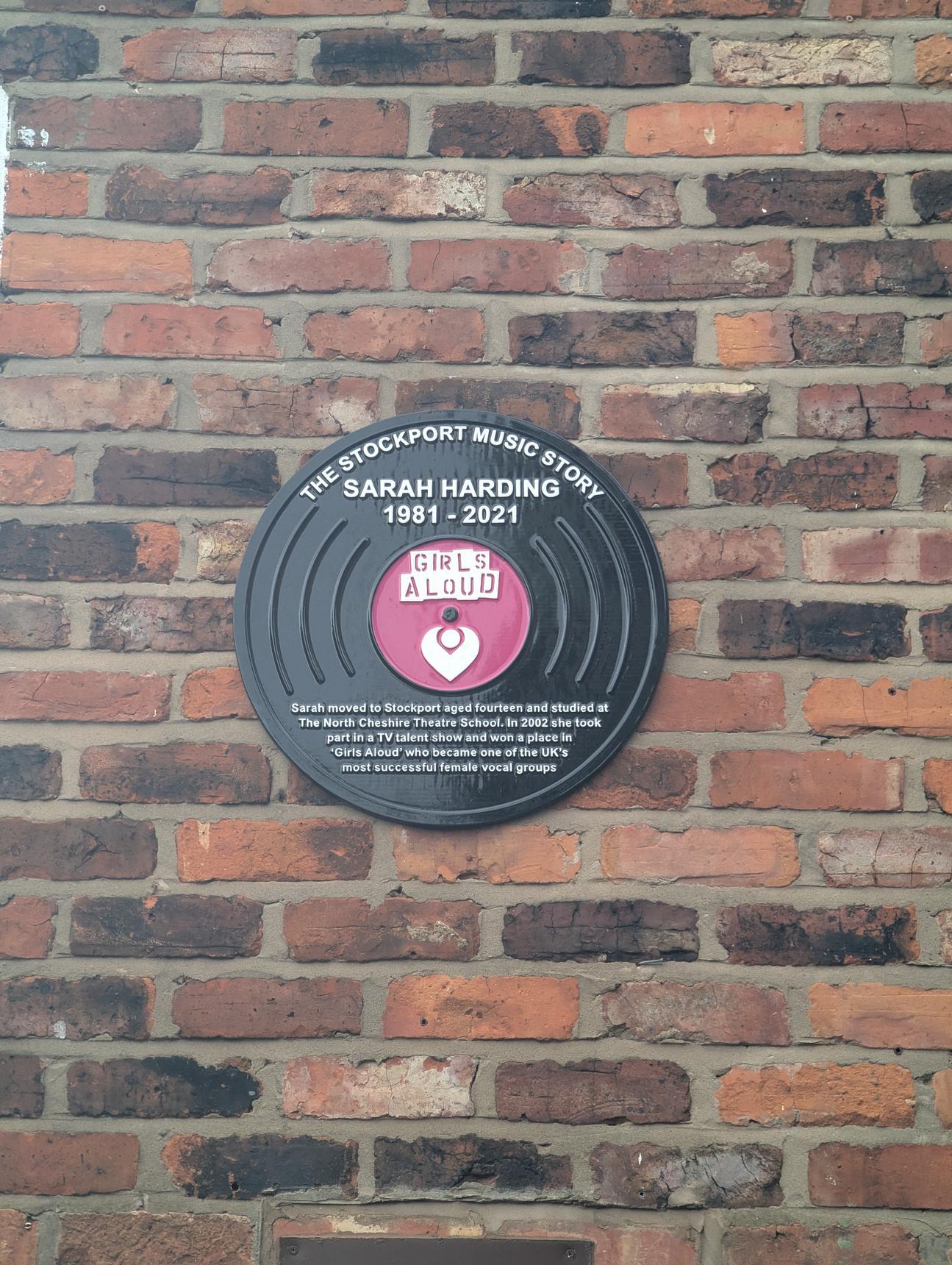 Deggy—Sarah Harding memorial