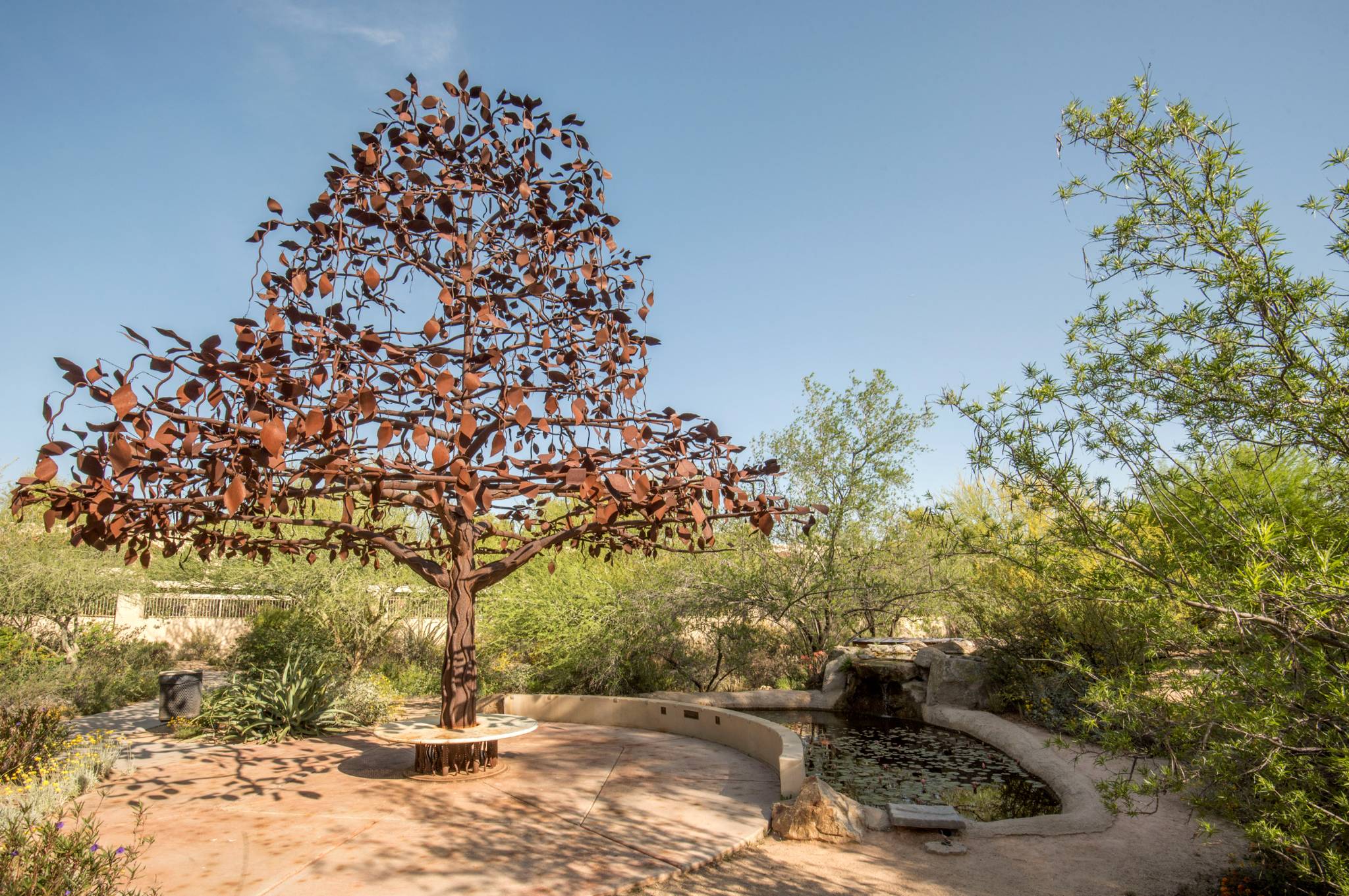 Joe Tyler &mdash;Las Brisas: Tree Ramada and Hummingbird Arch