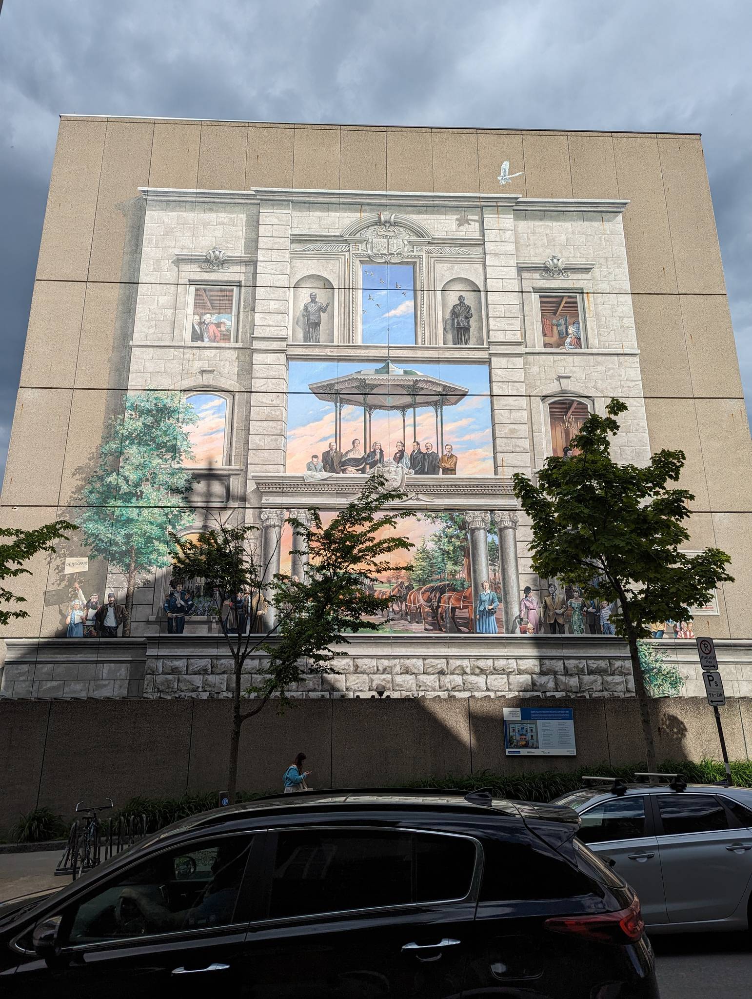 Murale Creation&mdash;La Fresque BMO de la Capitale Nationale du Quebec