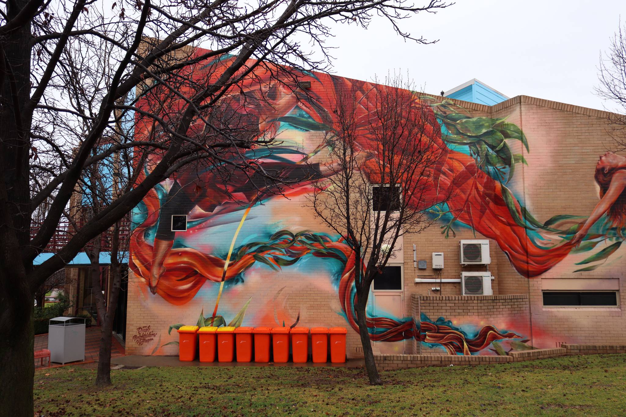 Drapl, The Zookeeper, The Brightsiders&mdash;Cowra Civic Square Mural