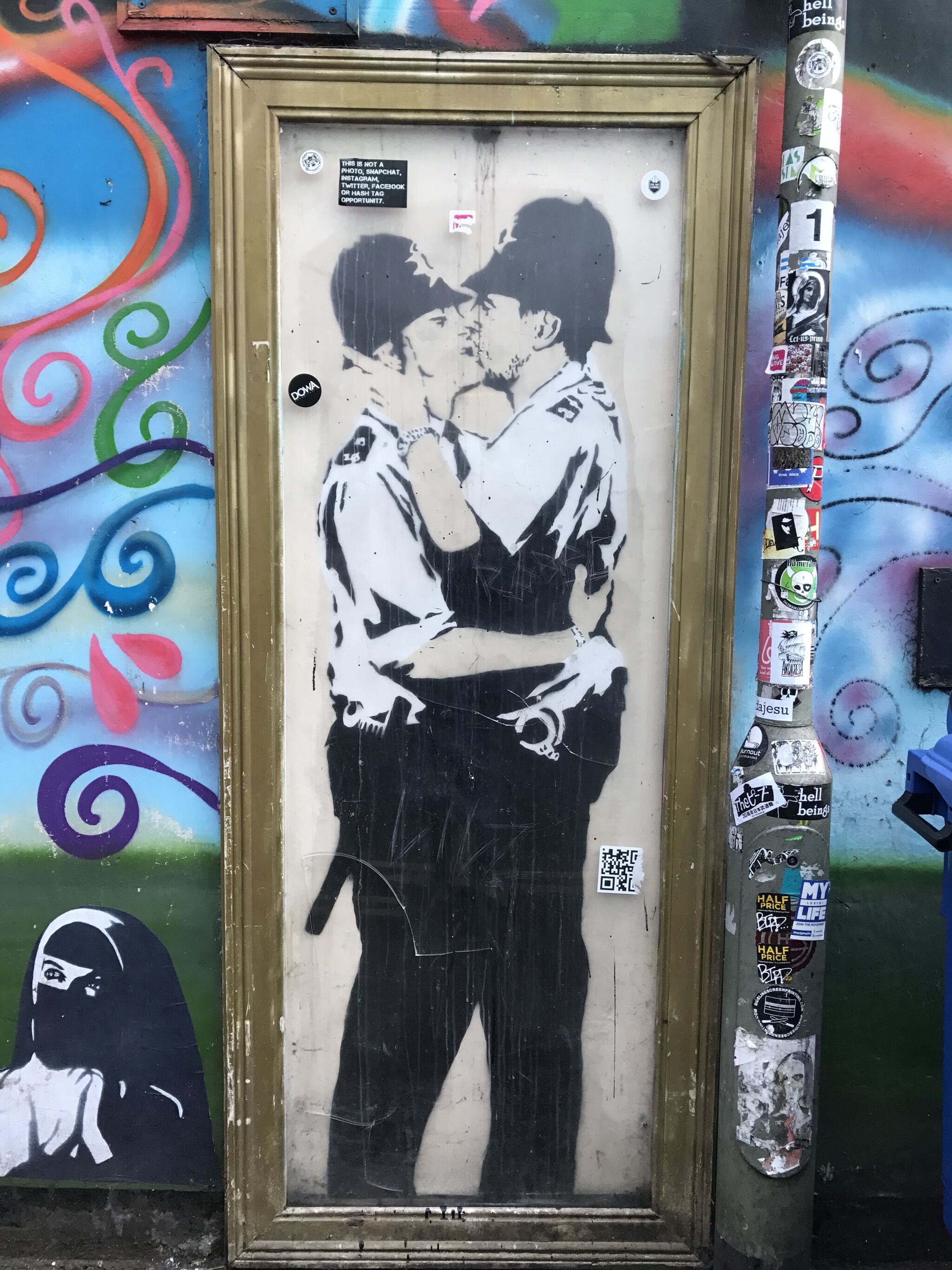 Banksy, Req&mdash;The Prince Albert Pub - Dead Musicians and Kissing Coppers by Banksy