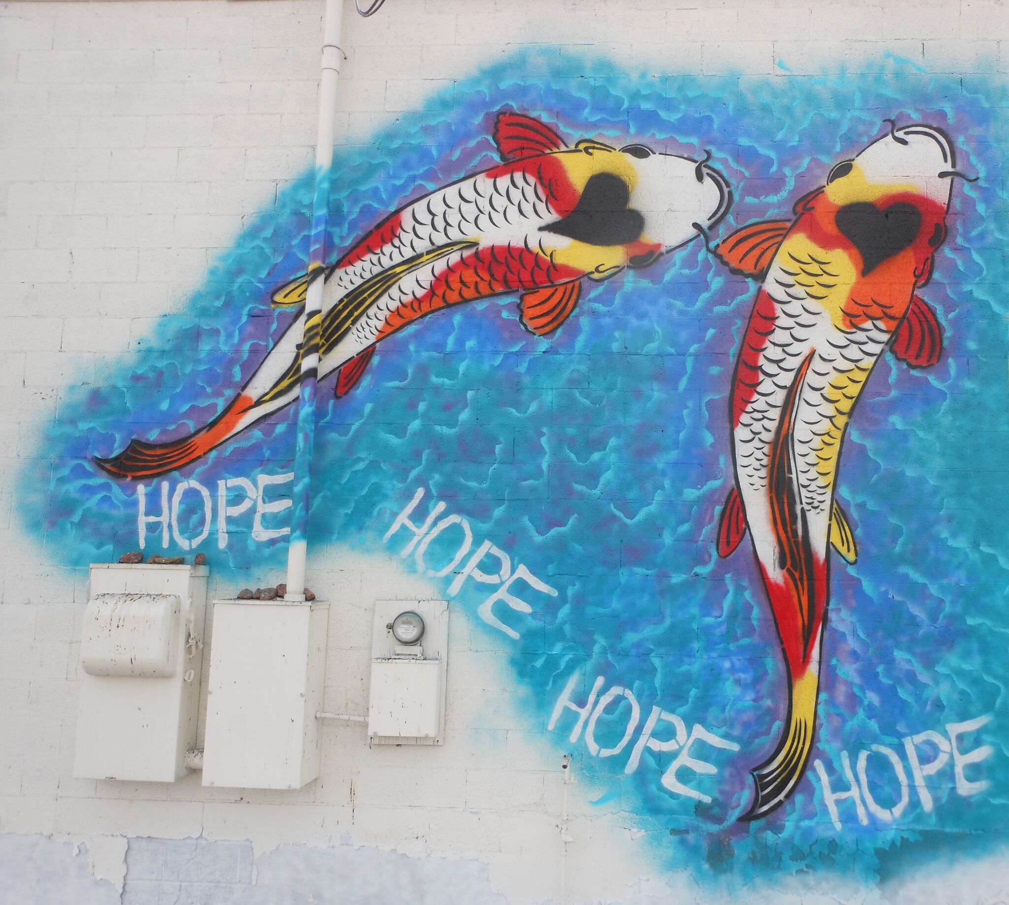 The Stencil Artista&mdash;"Hope Koi"
