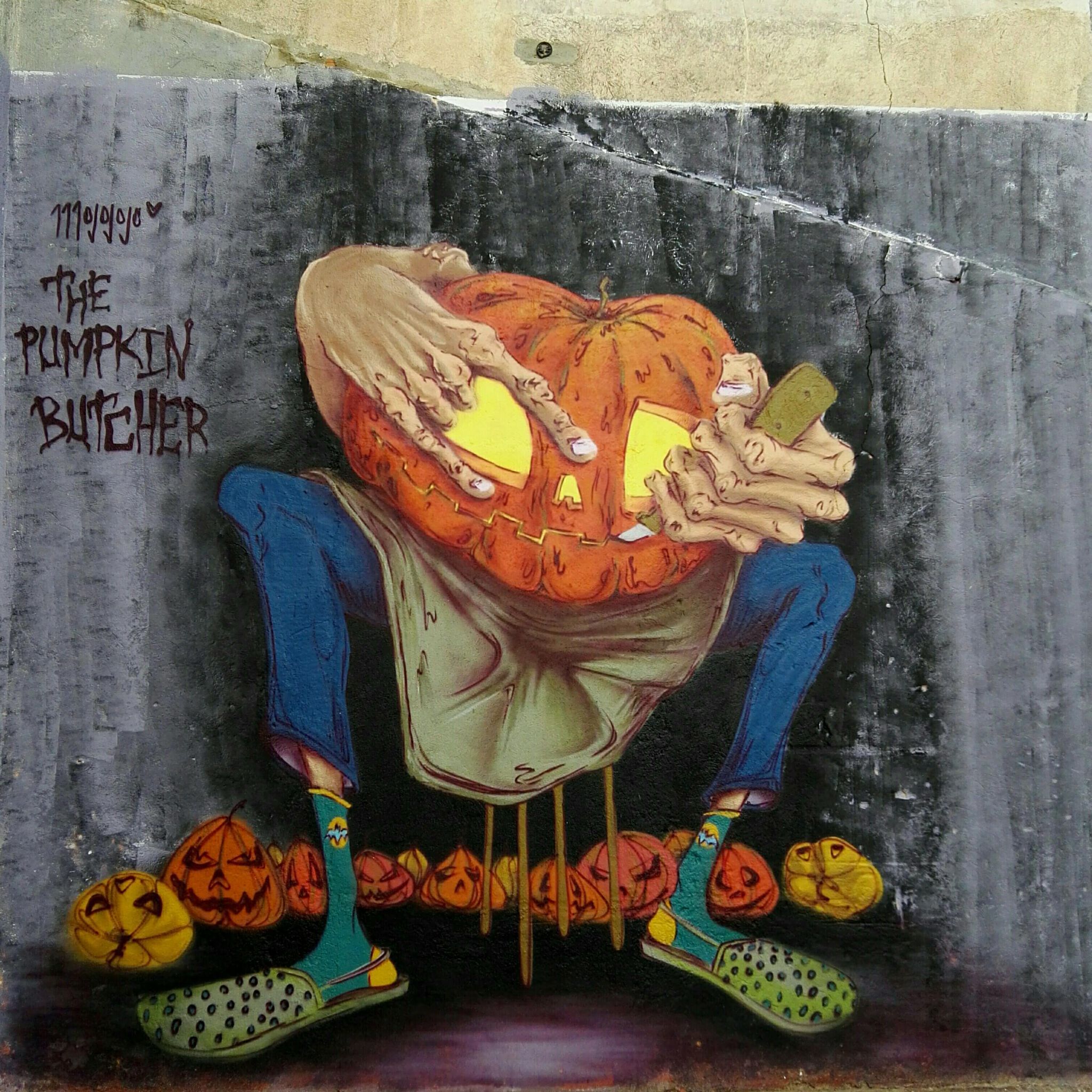 Pedro Mojo Jojo&mdash;the pumpkin butcher
