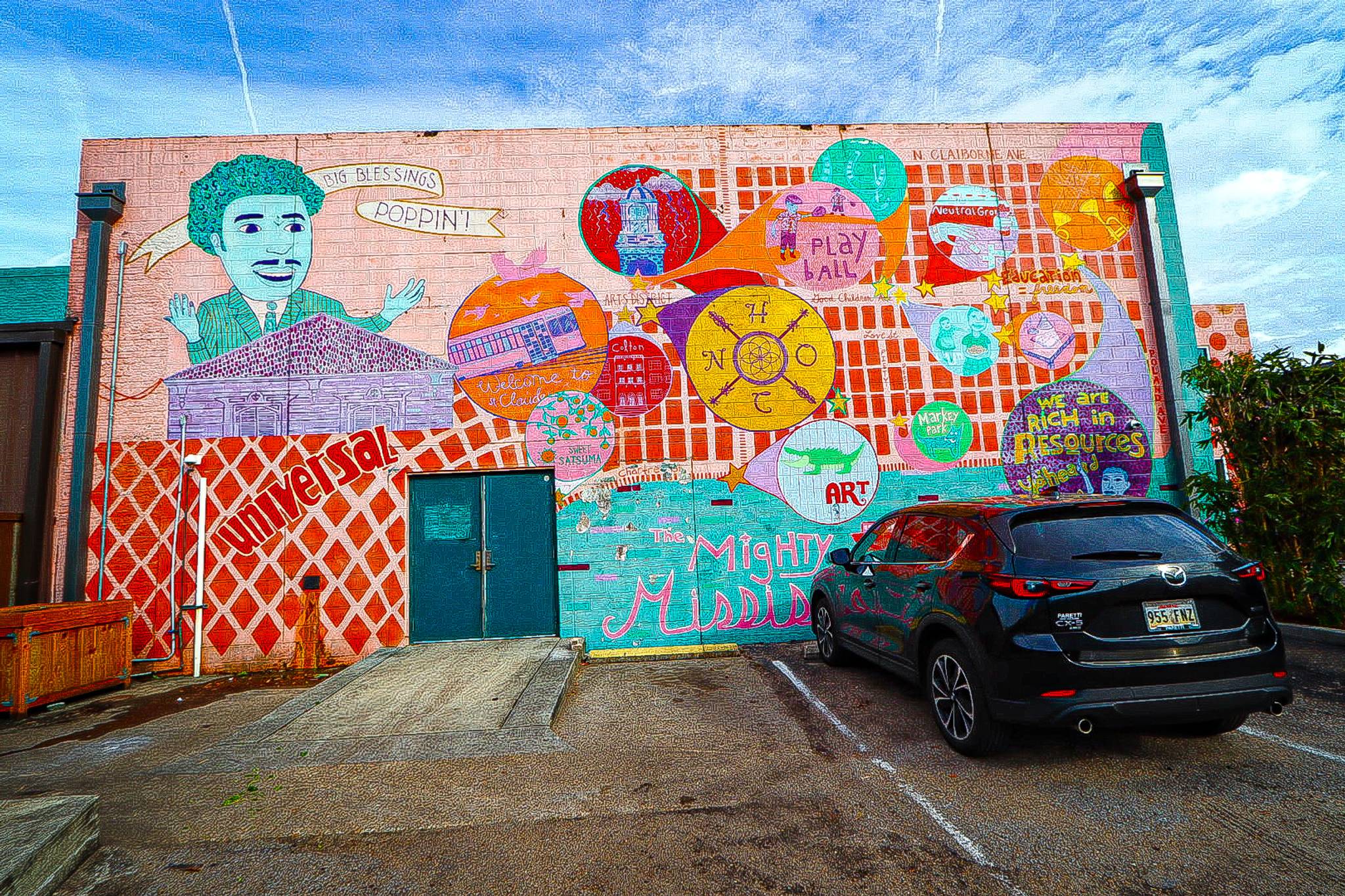 Elizabeth Traina, Devin Meyers, Heather Muntzer&mdash;New Orleans Food Co-Op Mural