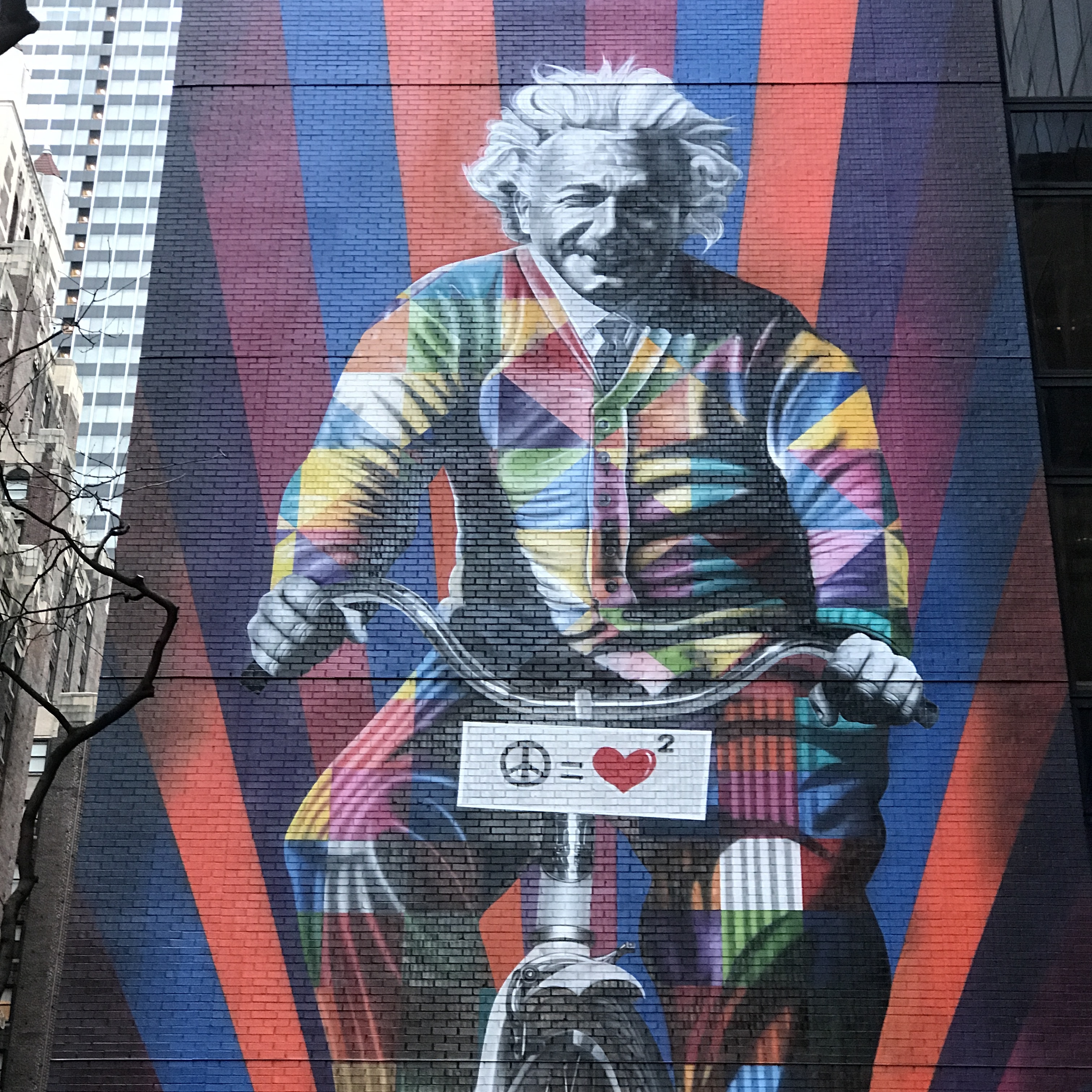 Eduardo Kobra&mdash;Einstein on a bike