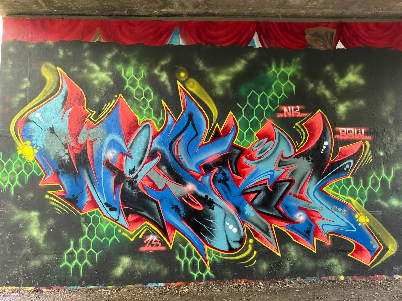 —Benhall Park (under the road bridge)