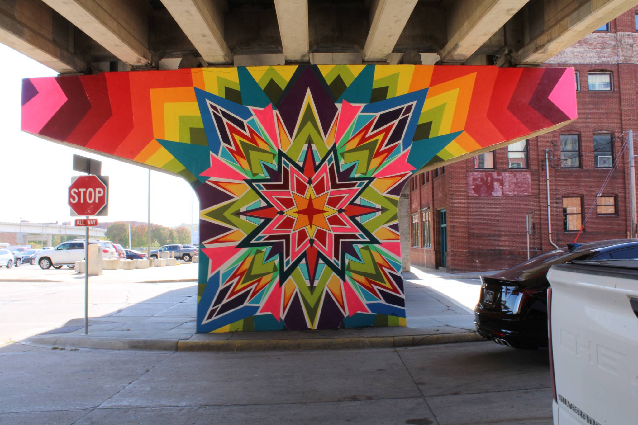 Eddie McCulley&mdash;Kaleidoscope mural