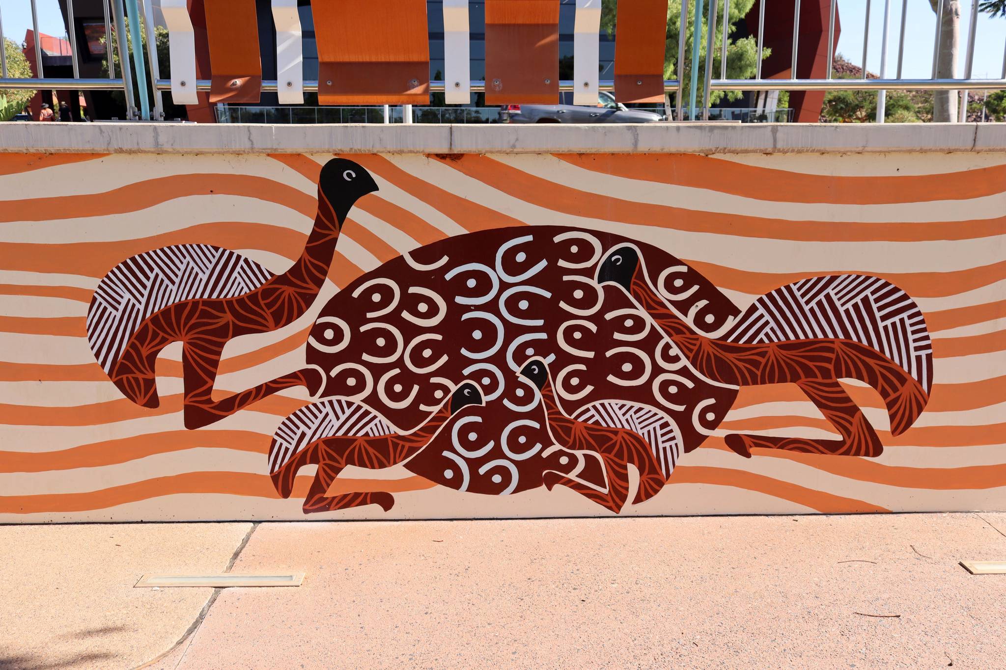 Helen Ansell, Carrie McDowell&mdash;Walgu Park Mural