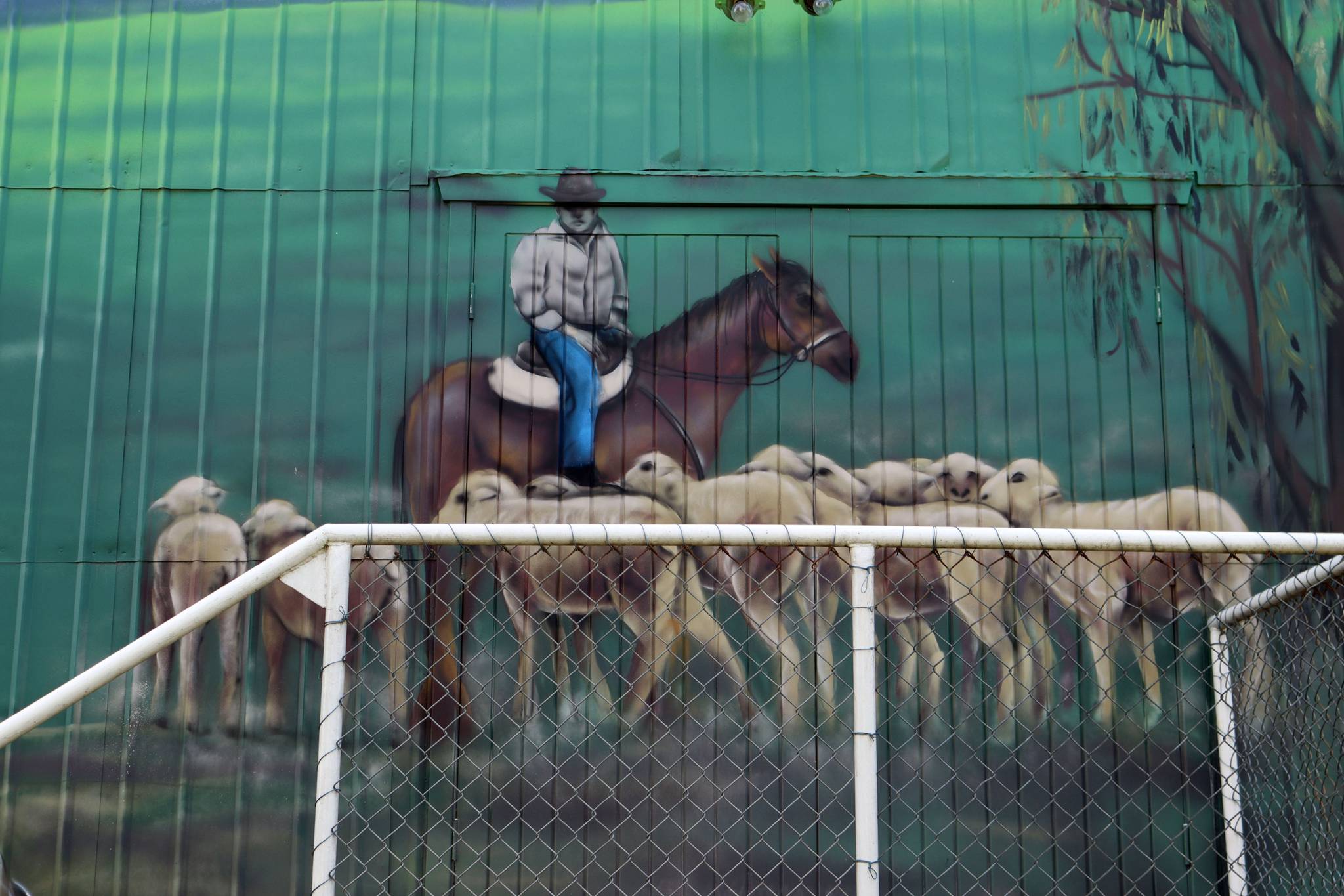 Simon White&mdash;Quandialla Mural