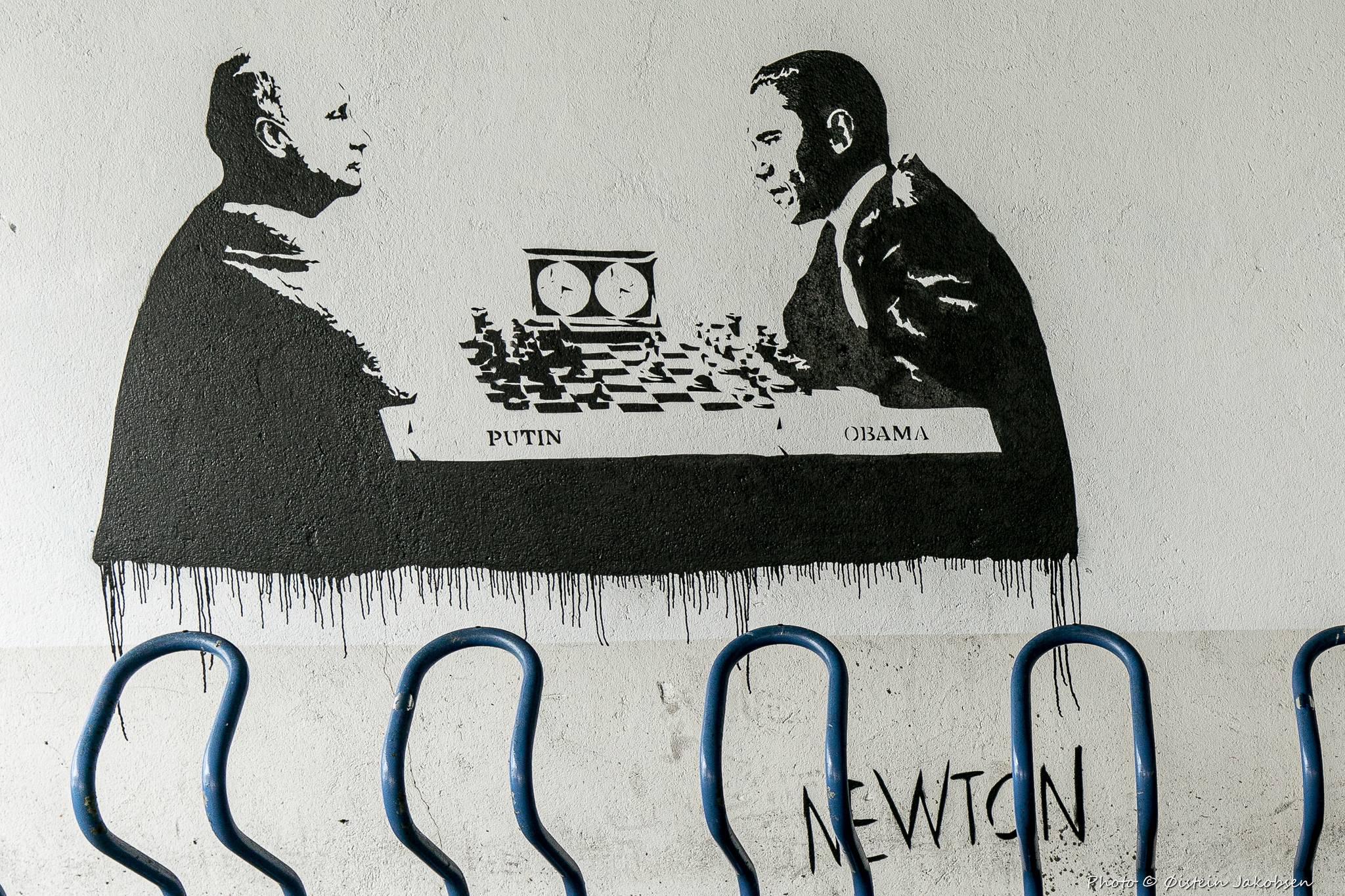 Newton&mdash;Putin & Obama