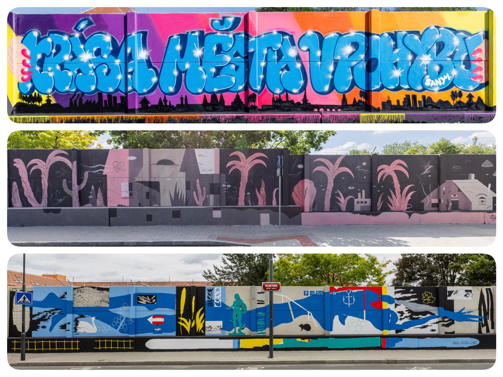 —Mural Ruzyně – Krása města v pohybu (City Beauty in Motion)