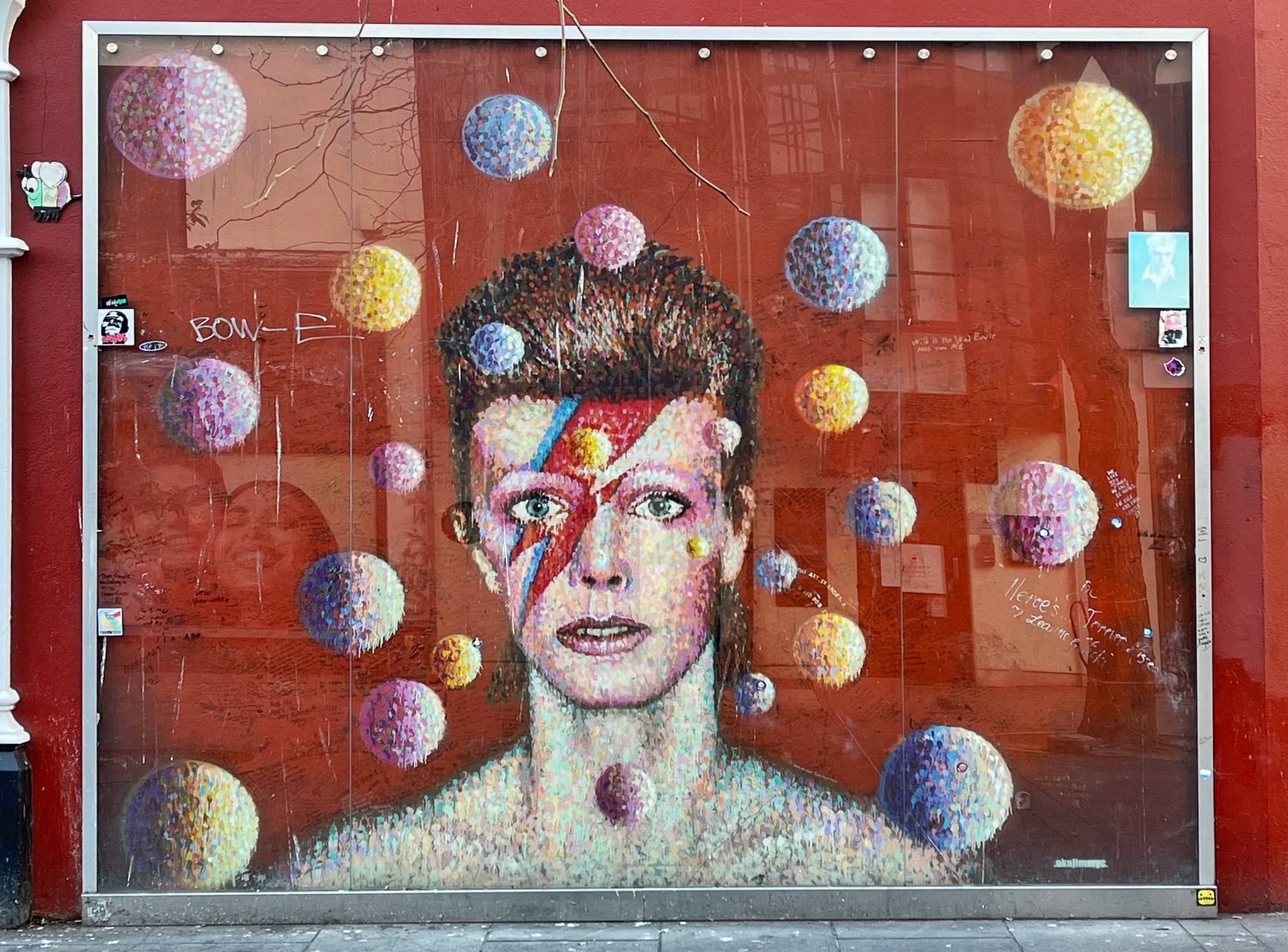 Jimmy C&mdash;David Bowie mural