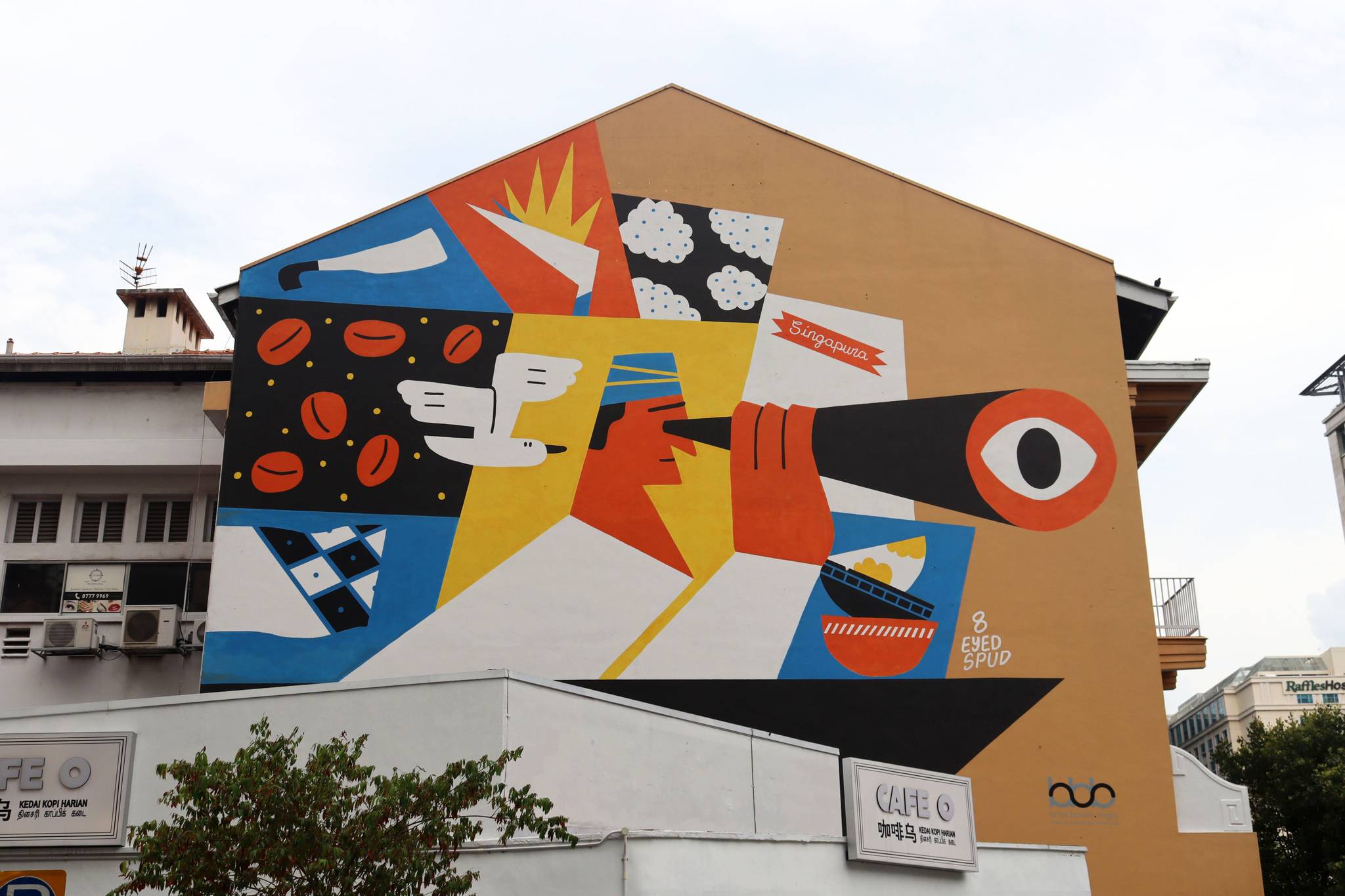 8EyedSpud&mdash;Bras Basah.Bugis Mural