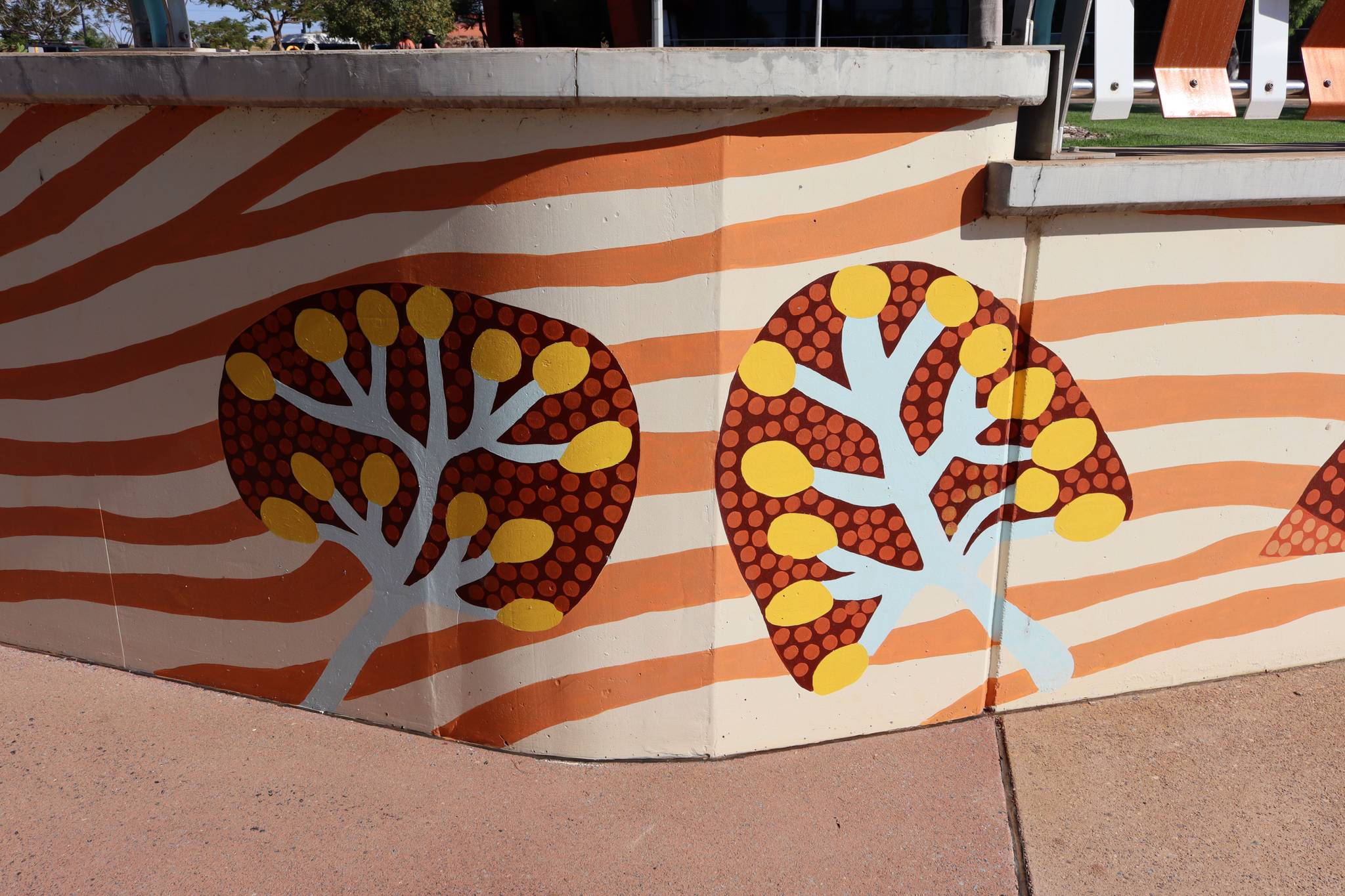 Helen Ansell, Carrie McDowell&mdash;Walgu Park Mural