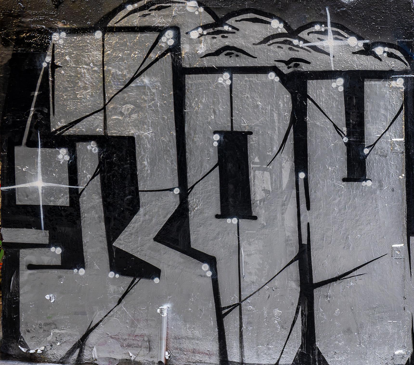 Boust—Silver and Black