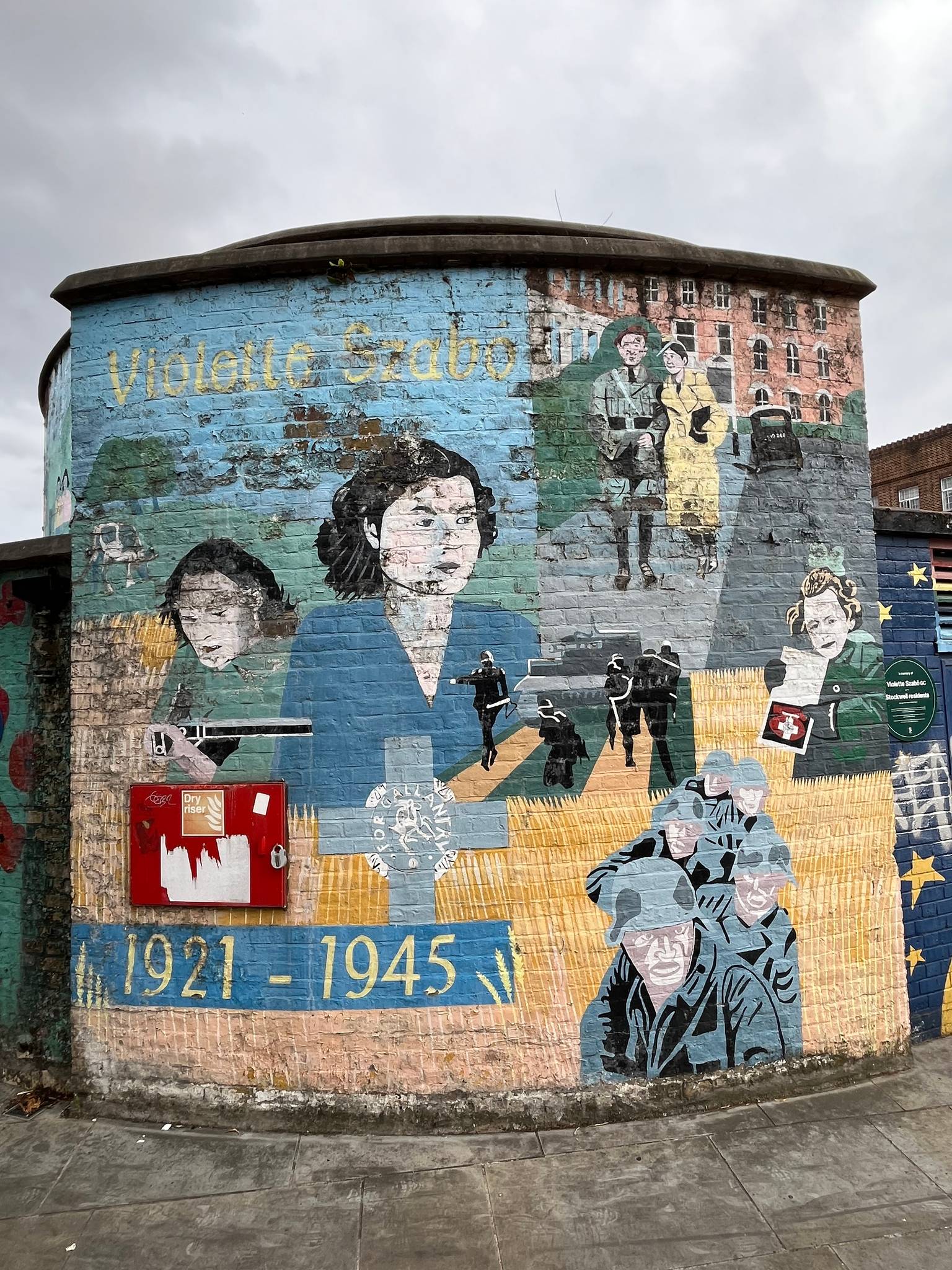 Brian Barnes&mdash;Stockwell War Memorial Mural