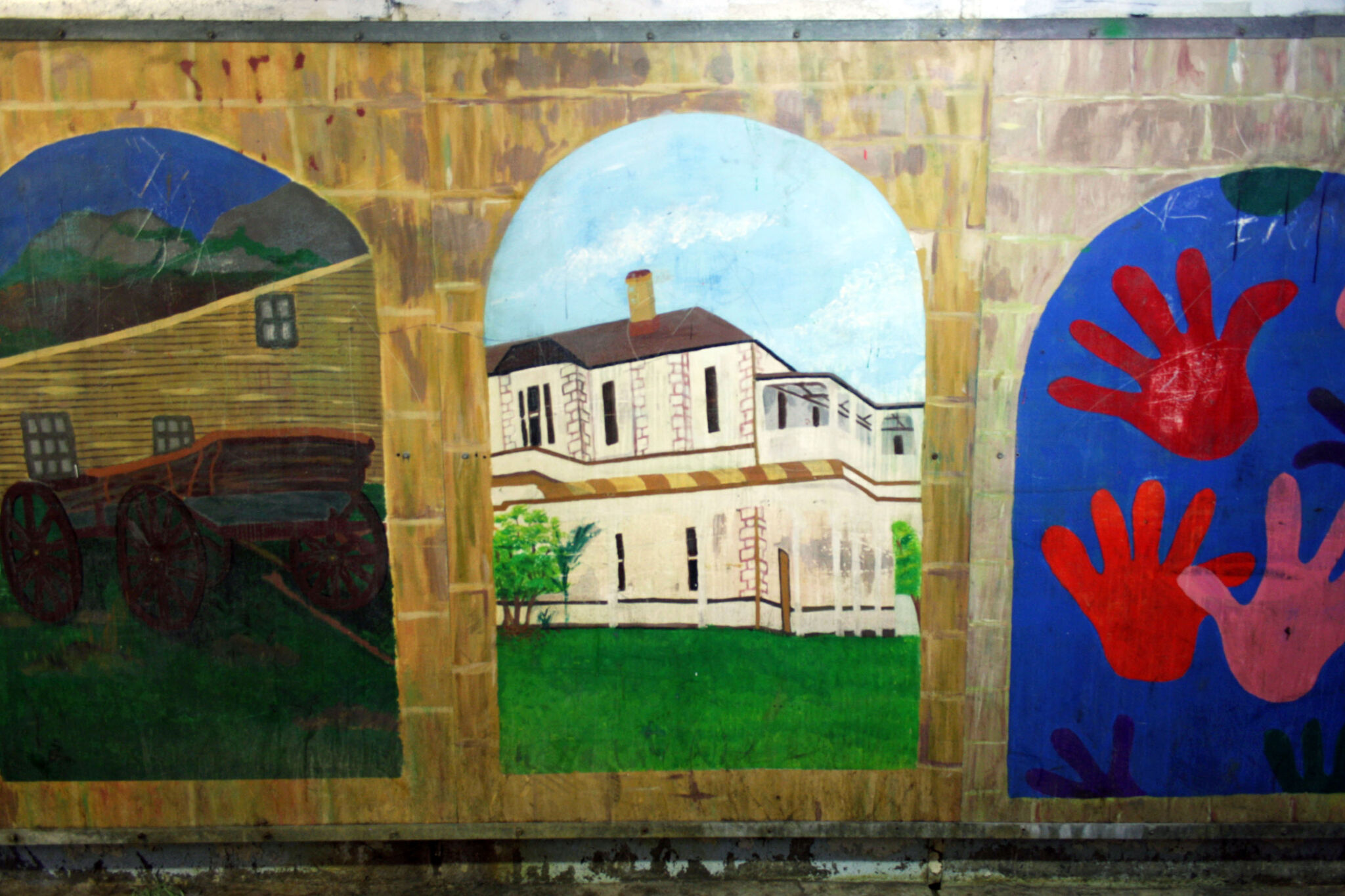 Catherine McCauley High School, Holroyd High School&mdash;Merrylands Station Underpass Mural