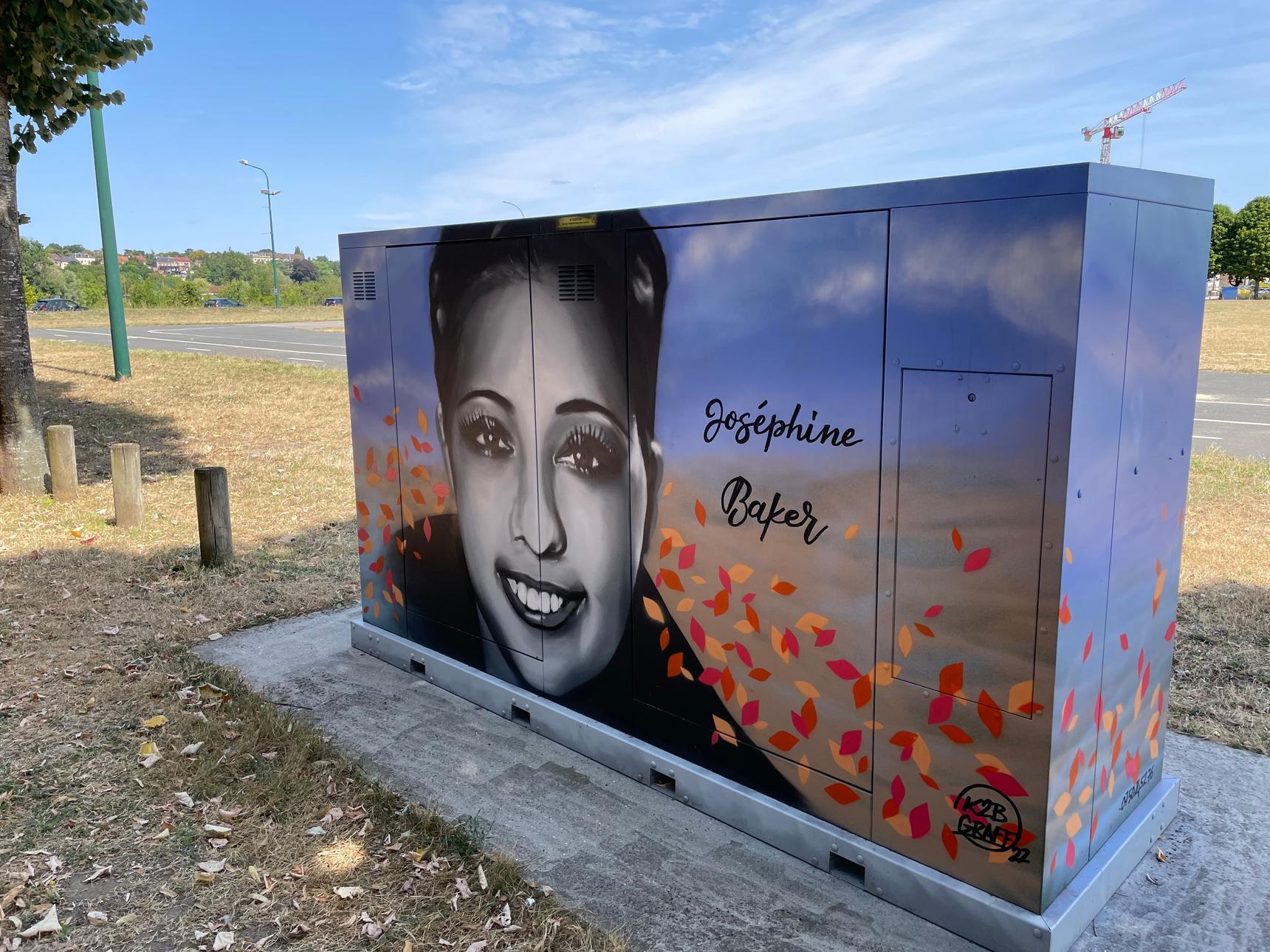 K2B Graff—Josephine Baker - série de femmes illustres