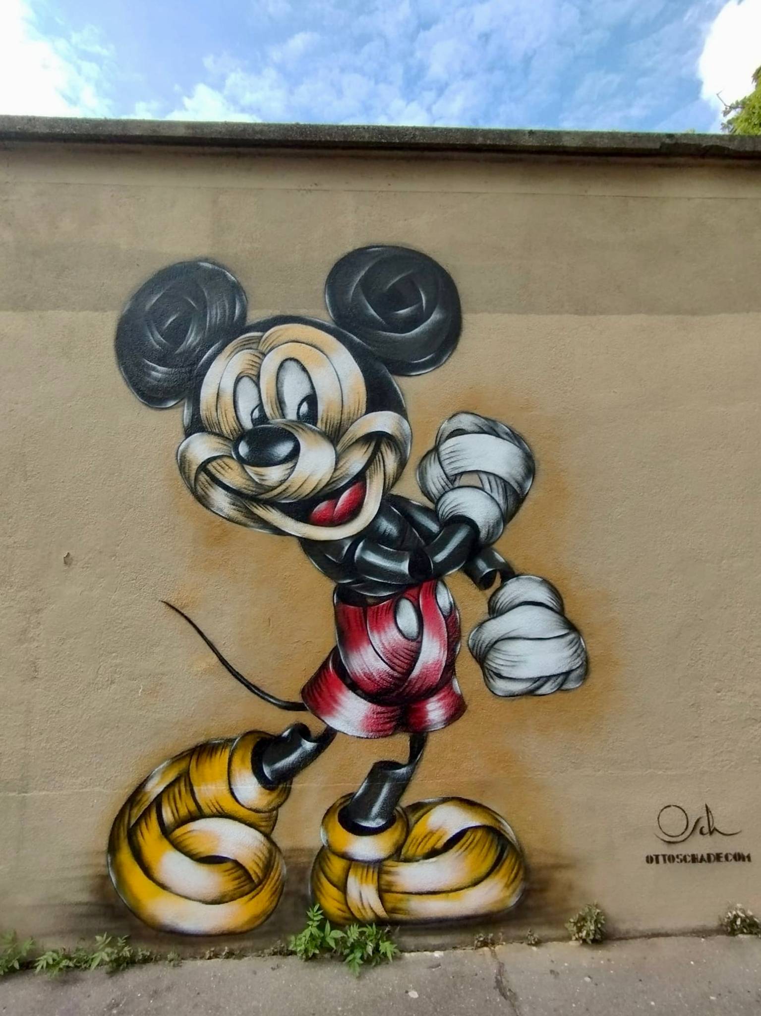 Otto Schade&mdash;Ribboned Mickey Mouse 