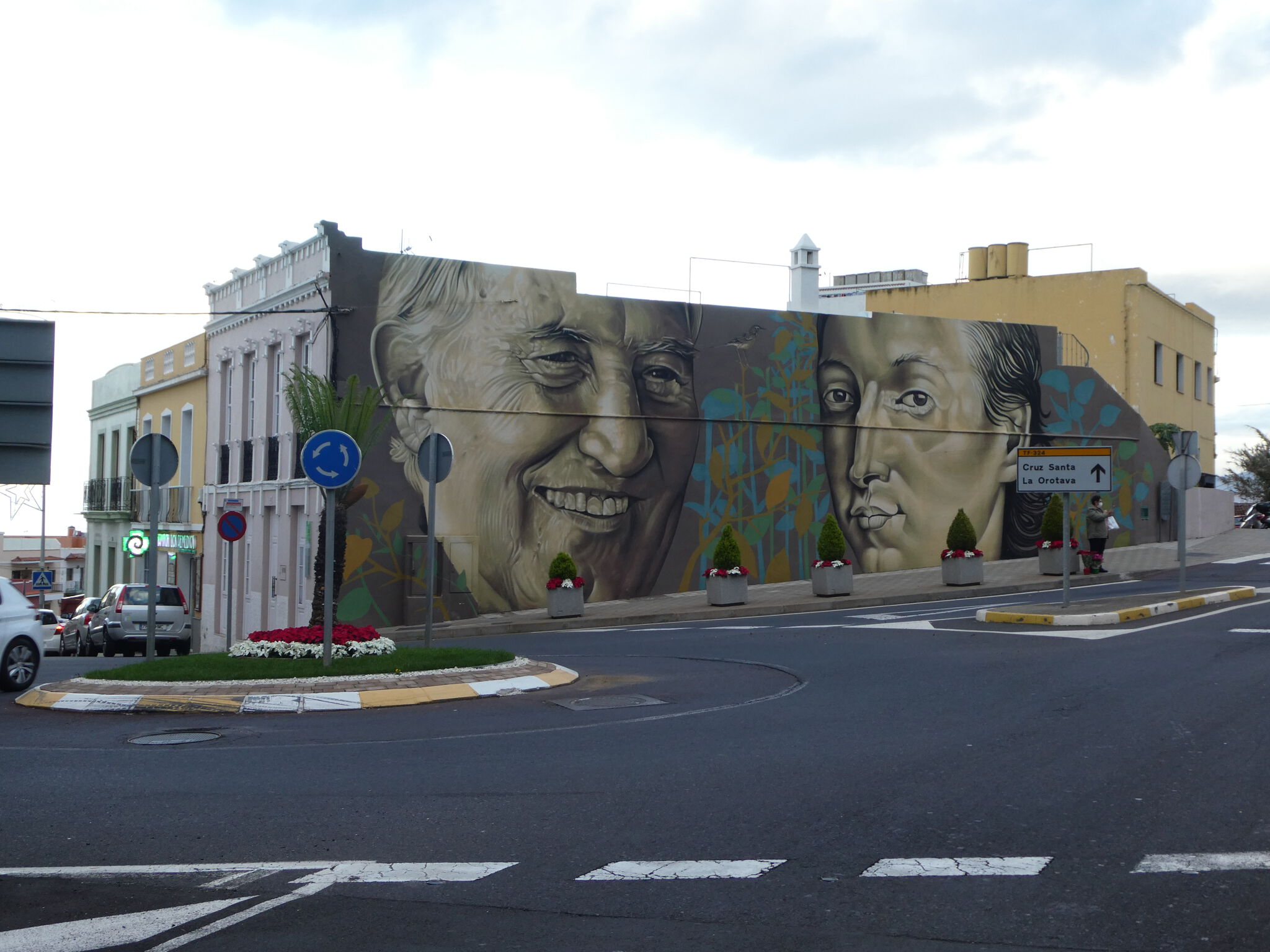 Sabotaje al Montaje&mdash;Mural of Two Famous Inhabitants od Los Realejos