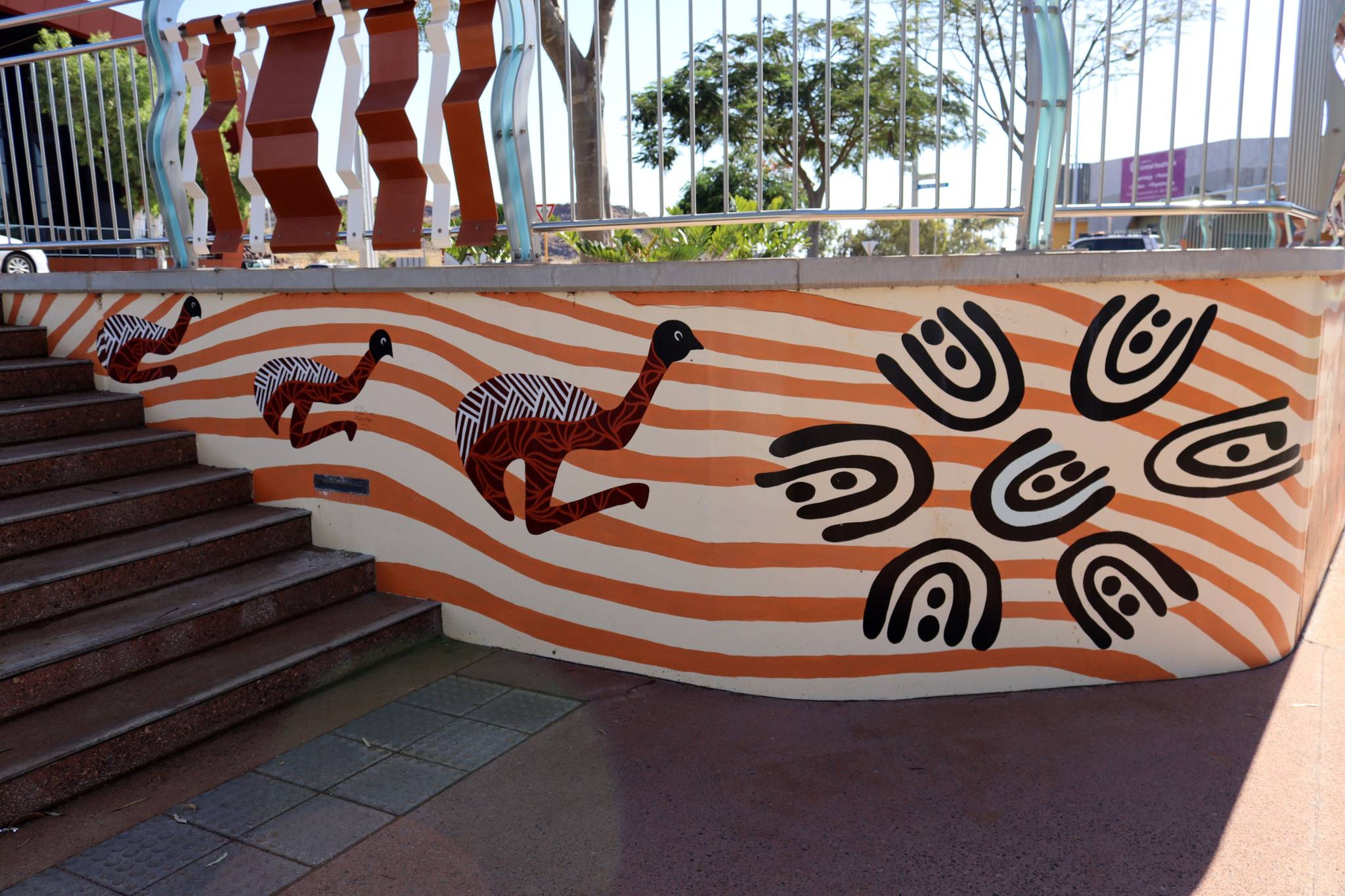 Helen Ansell, Carrie McDowell&mdash;Walgu Park Mural