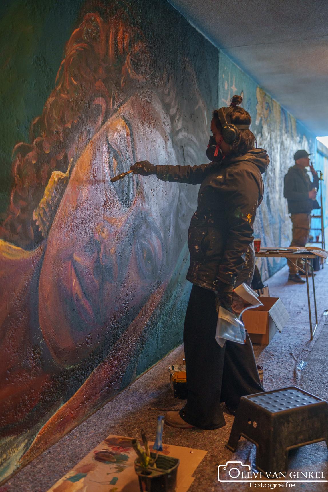 Zmaja, Marloes De Kiewit, Laxmi Manuela, Simian Switch, VAAF, Toscanabanana, Sokaris, Anouk Brand, Lucile Van Laecken, Rutger Termohlen, Sowet, Zark, Studio mutoni, Sasko, Kseniia Nel—Bospoorttunnel 'Wij eisen de nacht op'