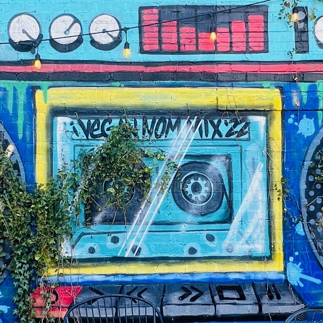 vegan nom mix '22 by Unknown - Austin - Street Art Cities